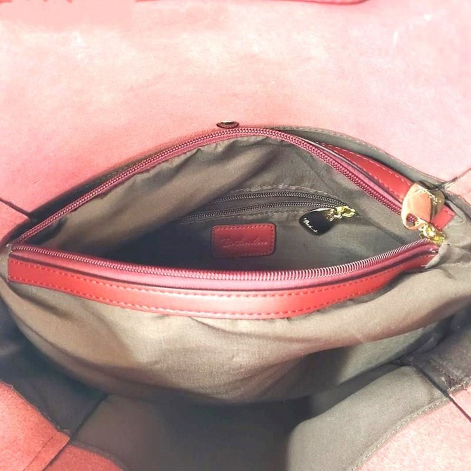 Designer Bostanten Lotty Leather Hobo Bucket Tote Bag Size ONE SIZE - 9 Thumbnail