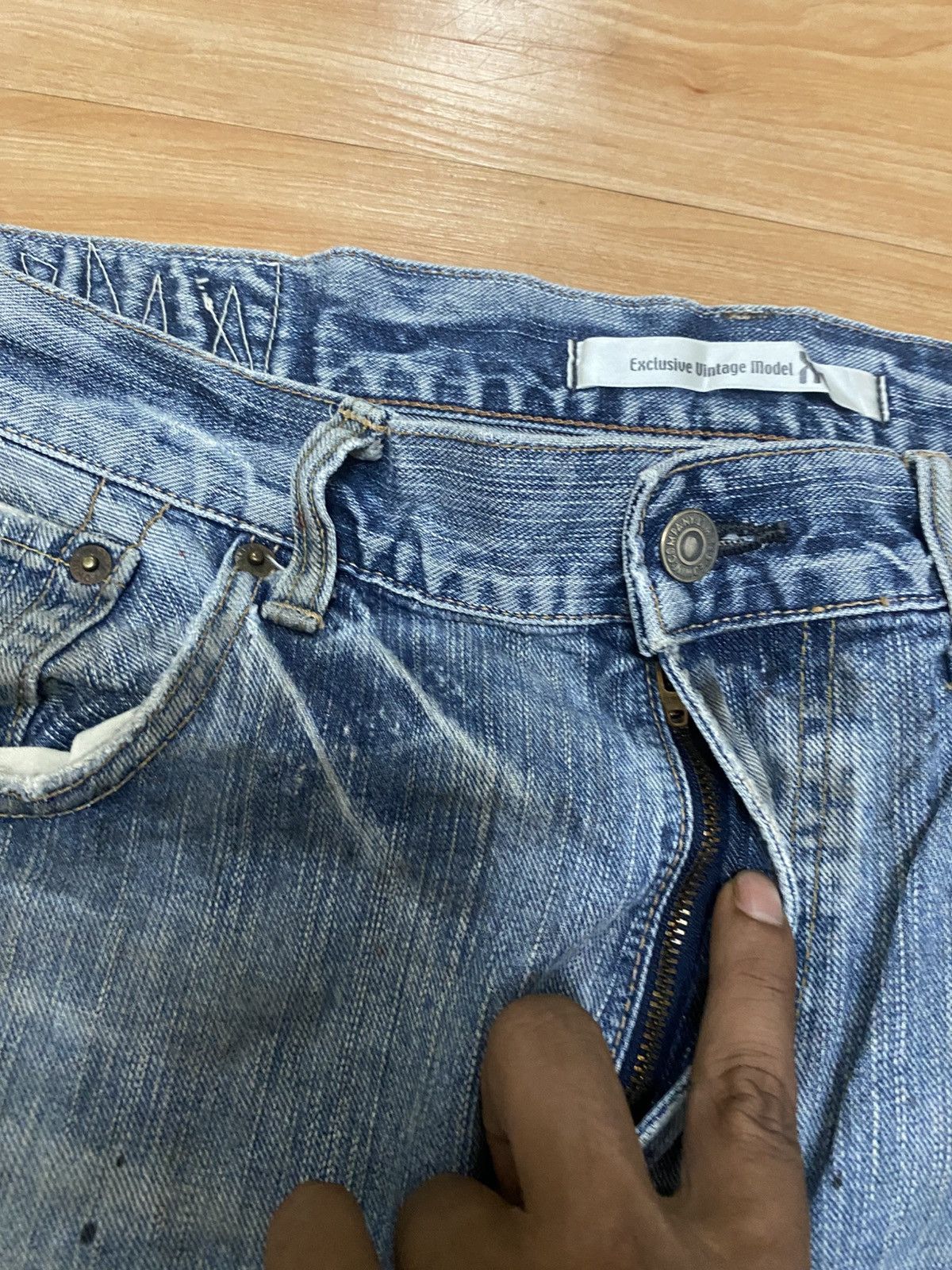 Edwin × Japanese Brand Edwin exclusive vintage model xv distressed style Size US 36 / EU 52 - 8 Thumbnail