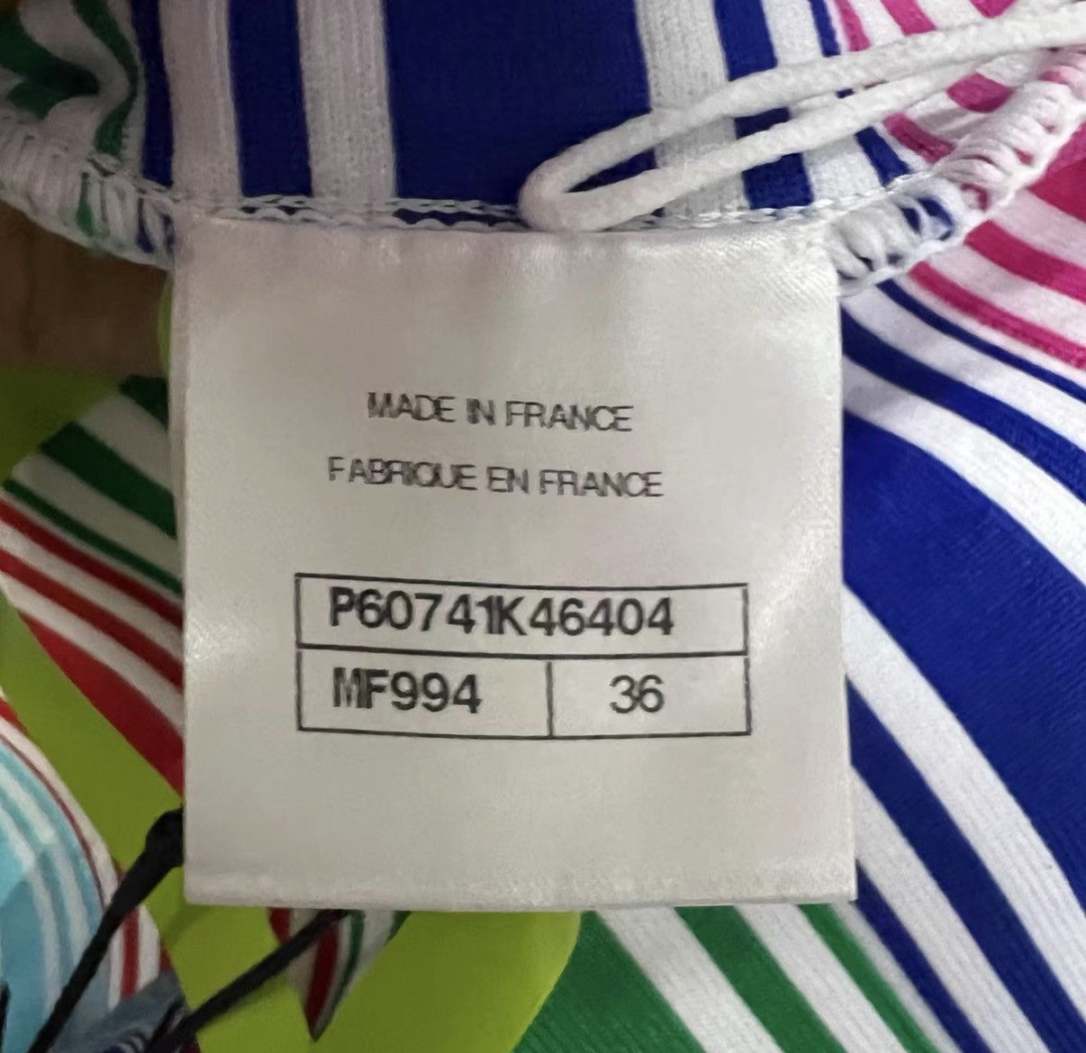 Chanel Chanel Colorful Striped CC Printed Dress J41 Size XS / US 0-2 / IT 36-38 - 5 Thumbnail