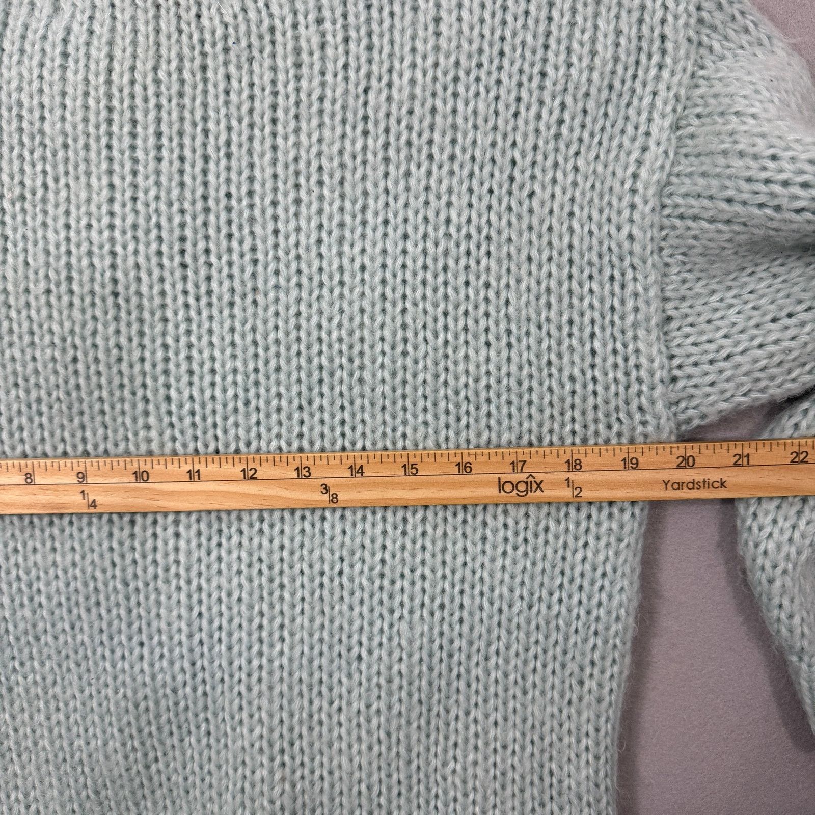 Vintage Vintage Chaus Sport Sweater Women's Small Teal Cable Knit Size S / US 4 / IT 40 - 7 Thumbnail