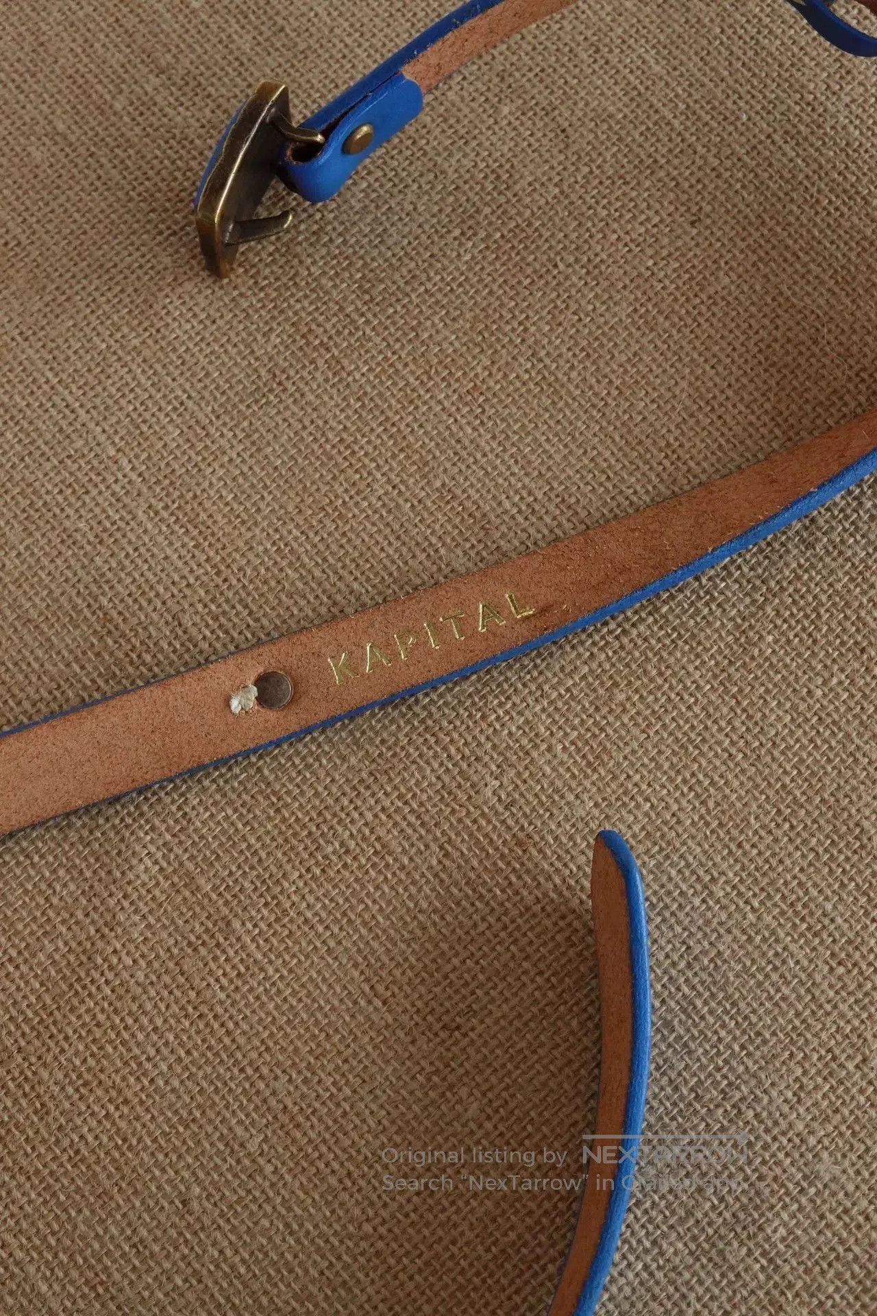 Kapital KAPITAL Blue Metal Leather Belt. Size ONE SIZE - 6 Thumbnail