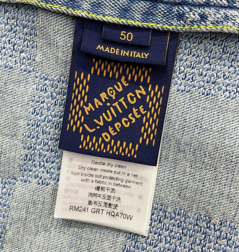 Louis Vuitton Louis Vuitton 24 New Checker Denim Jacket 2503-Nextarrow Size US M / EU 48-50 / 2 - 4 Thumbnail