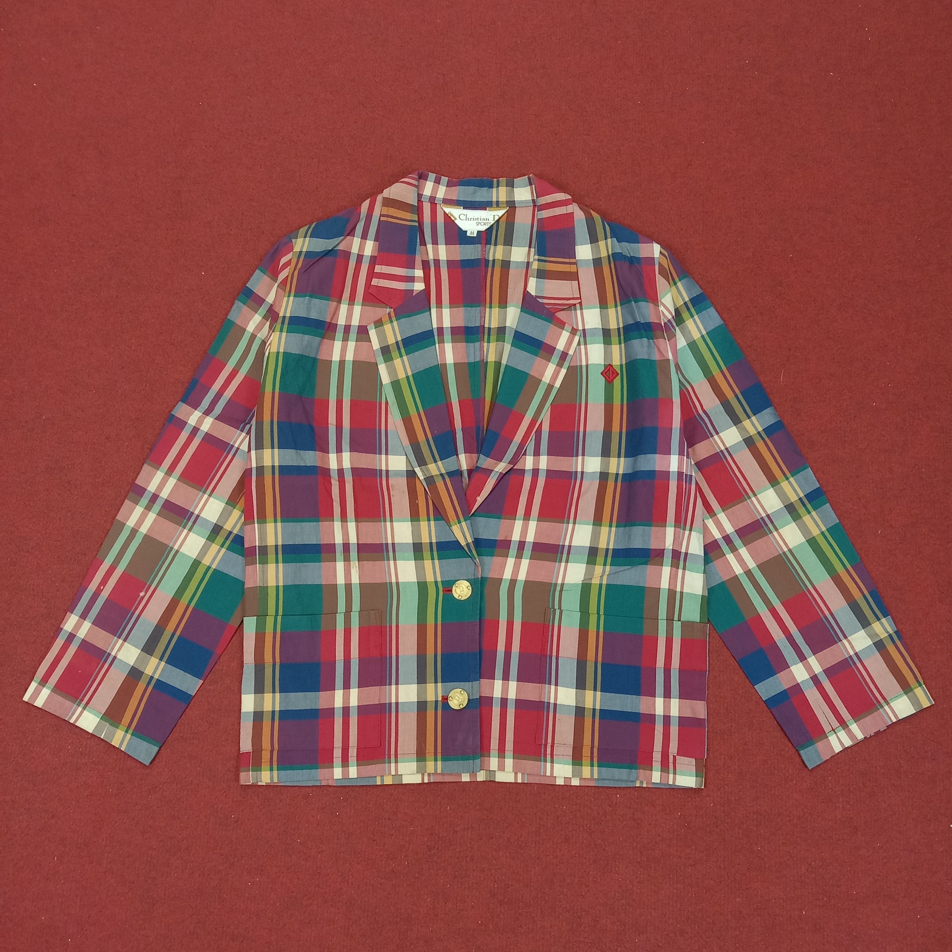 Christian Dior Monsieur × Vintage Christian Dior Fashion Style Casual Formal Blazer Size 38S - 1 Thumbnail
