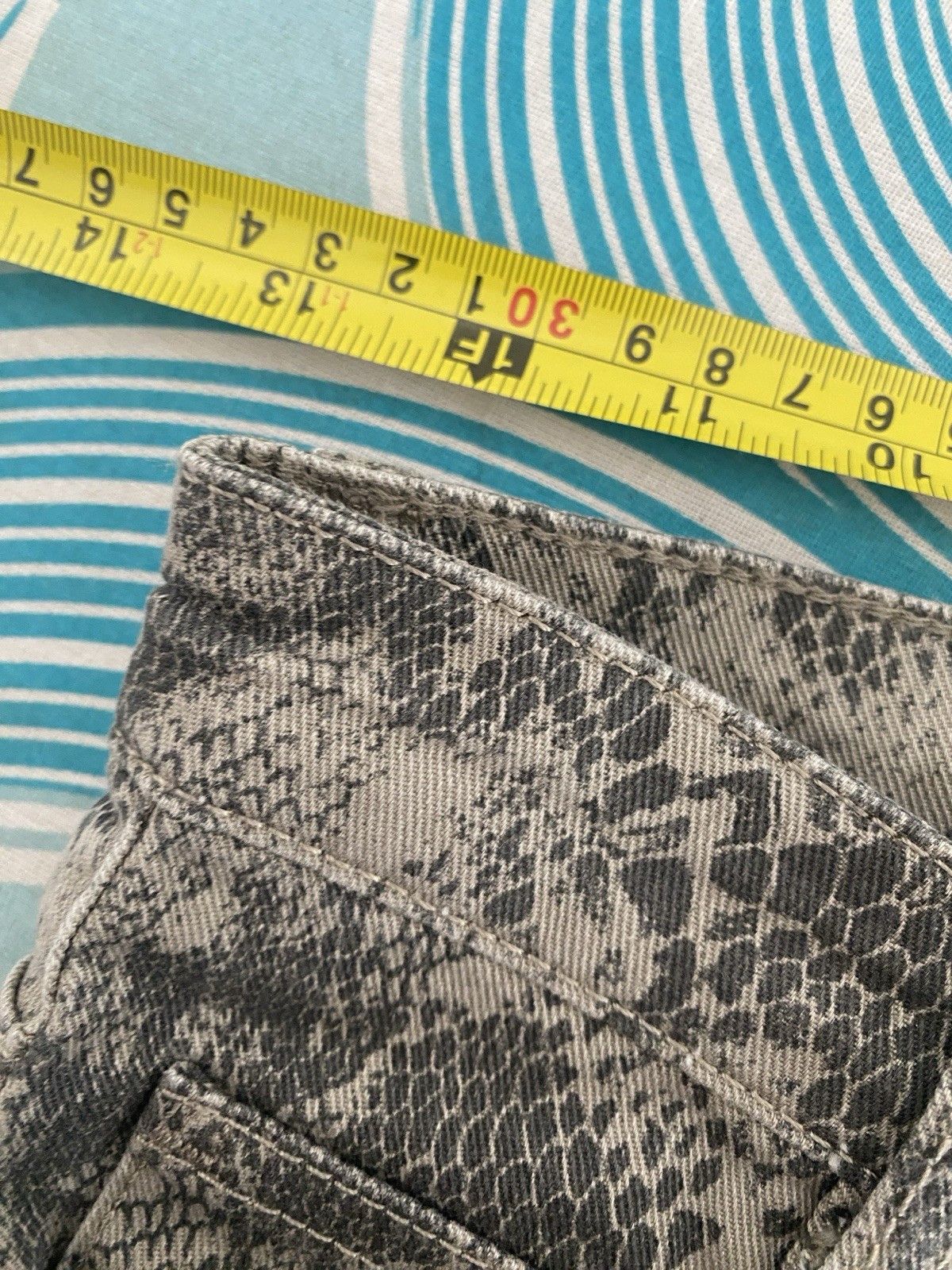 Other Zara Skinny Jeans Animal Print Size 38 Uk10 AA25 Size 32" / US 10 / IT 46 - 3 Thumbnail