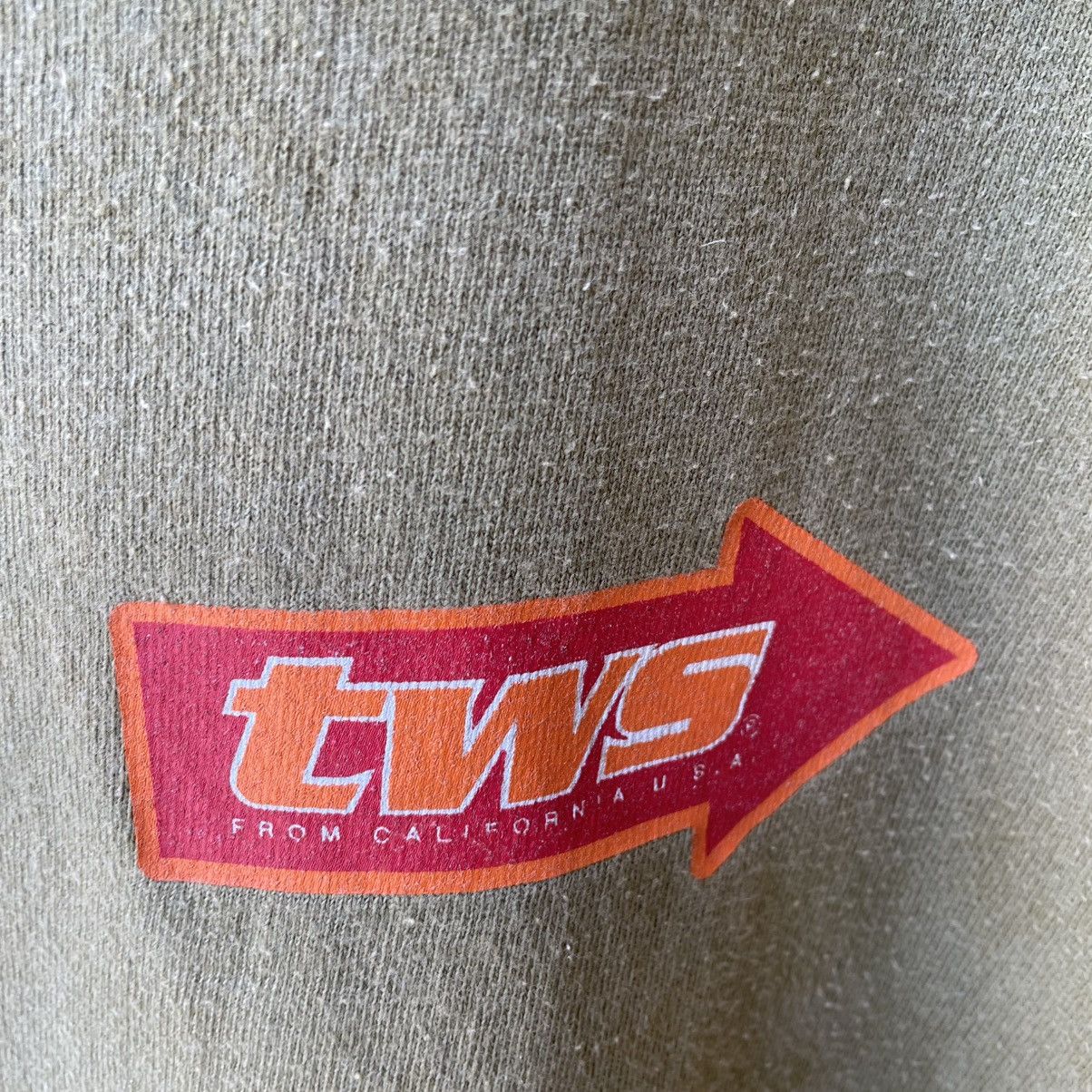 Vintage 🔥Vintage 90s TWS Trans World Big Logo Skateboard Tee Size US M / EU 48-50 / 2 - 6 Thumbnail