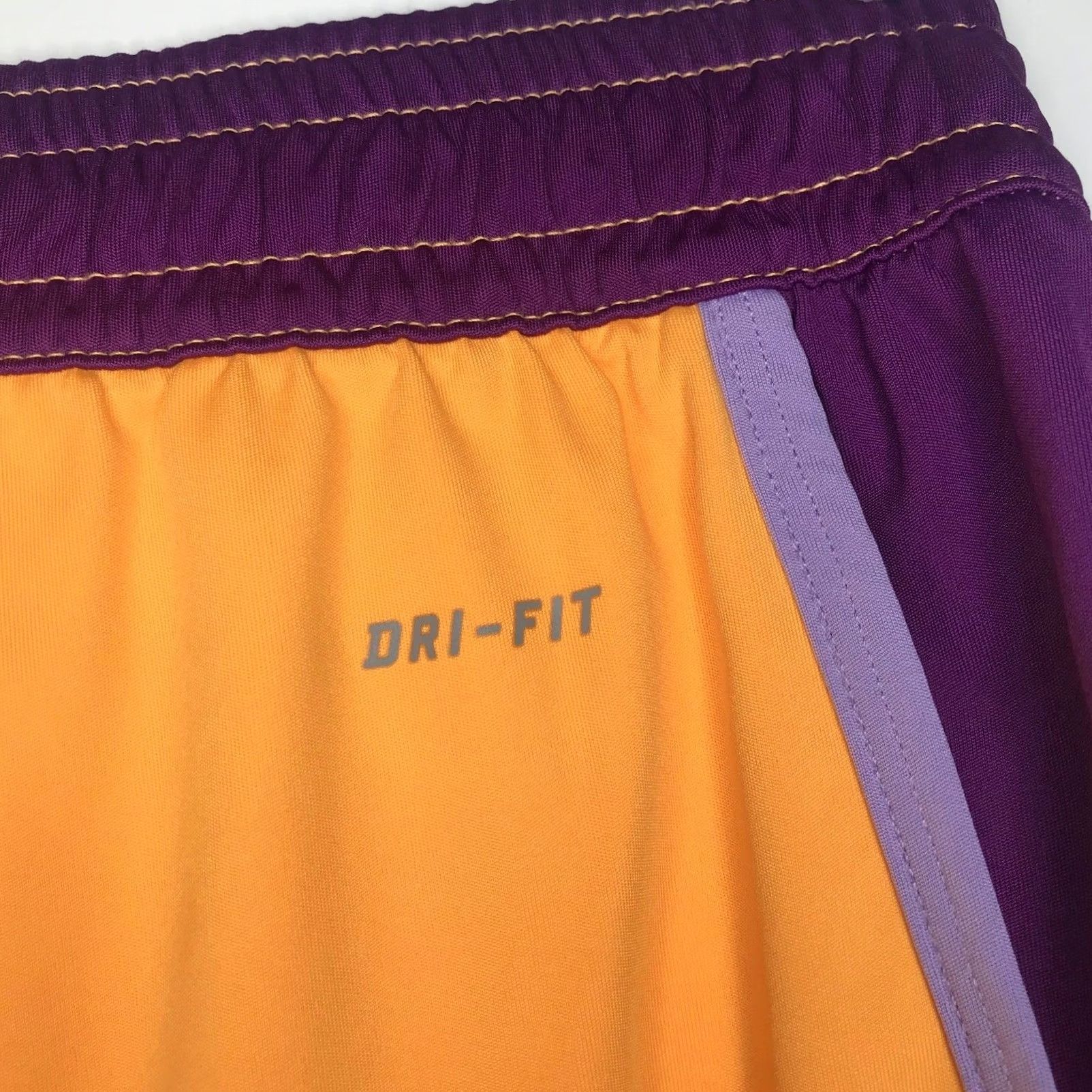 Nike Nike Shorts Large Orange Purple Athletic Running Gym Women's Size 36" / US 14 / IT 50 - 5 Thumbnail