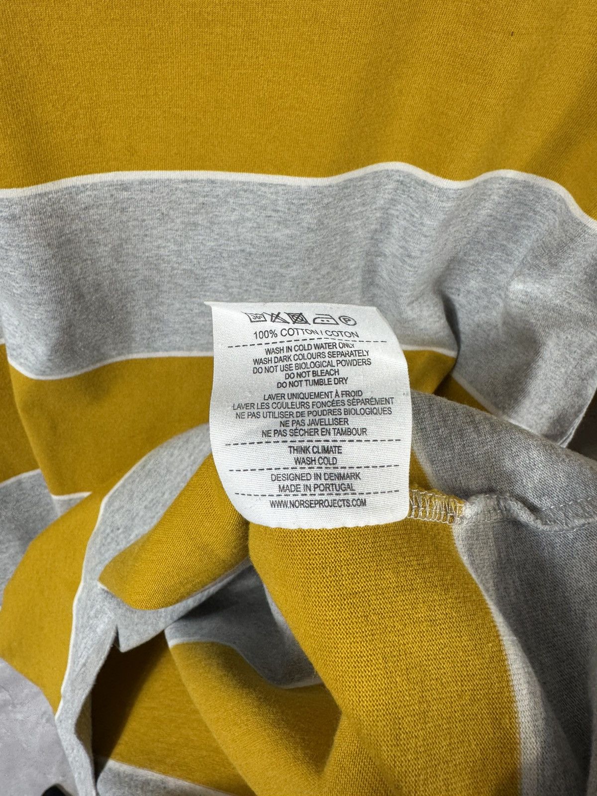 Norse Projects Norse Project Stripped Cotton Tee Size US L / EU 52-54 / 3 - 7 Thumbnail