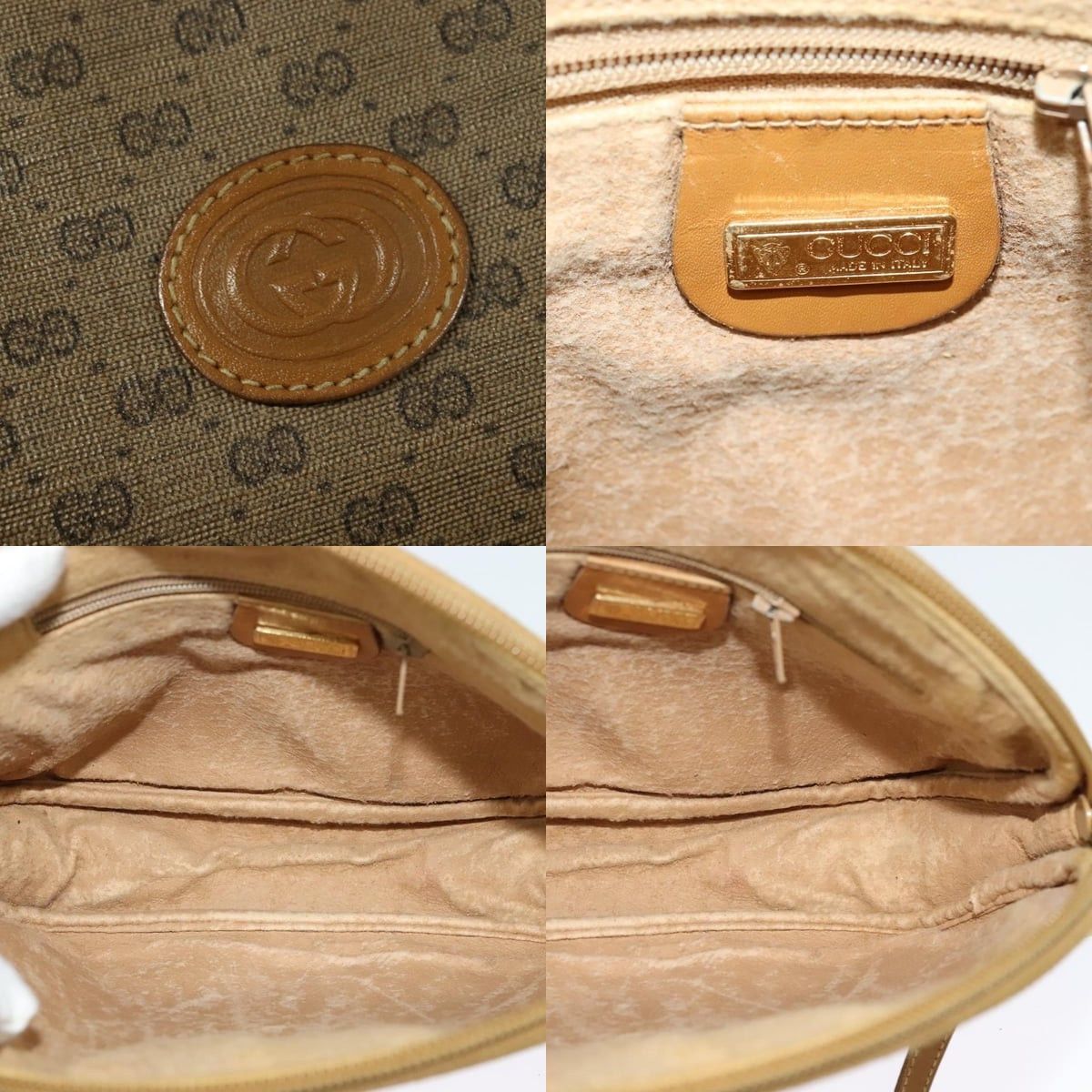 Gucci GUCCI Micro GG Supreme Shoulder Bag Pvc Beige Gold 007 983 Size ONE SIZE - 11 Thumbnail