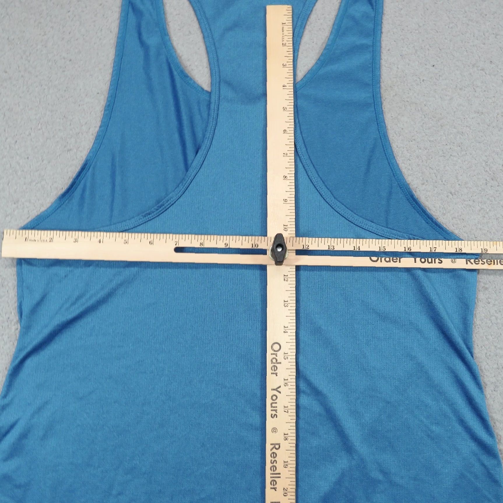 Vintage Barbell Apparel Shirt Womens XL Blue Tank Top Sleeveless Tee Performance Workout Size XL / US 12-14 / IT 48-50 - 6 Thumbnail
