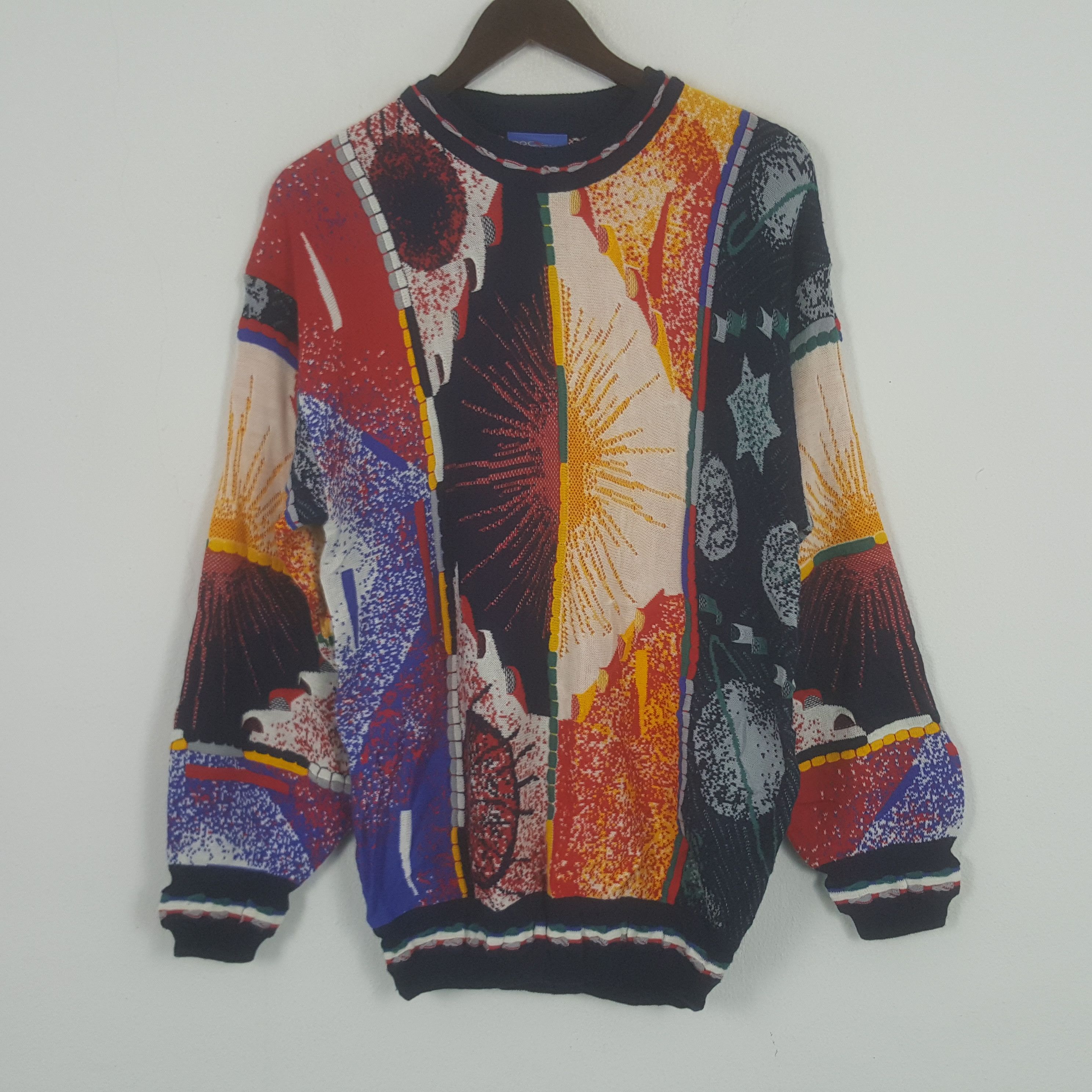 Vintage Vintage Knitwear Like Coogi Style Sweatshirt Size US S / EU 44-46 / 1 - 1 Thumbnail