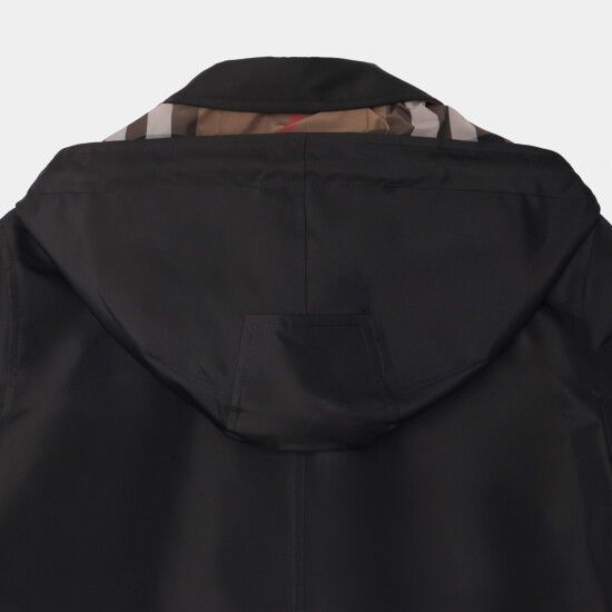 Burberry o1w1db10426 Hooded Trench Coat in Black Size XXL / US 16-18 / IT 52-54 - 5 Thumbnail