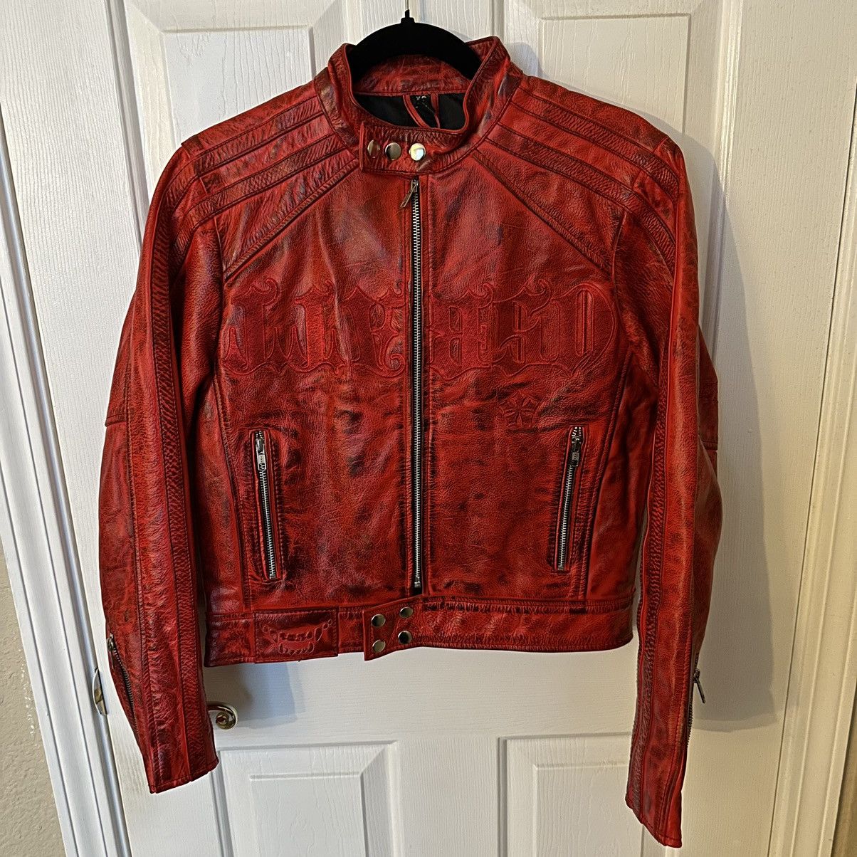 Osbbat Years of Tears OSBATT Red Cafe Racer Jacket UNRELEASED