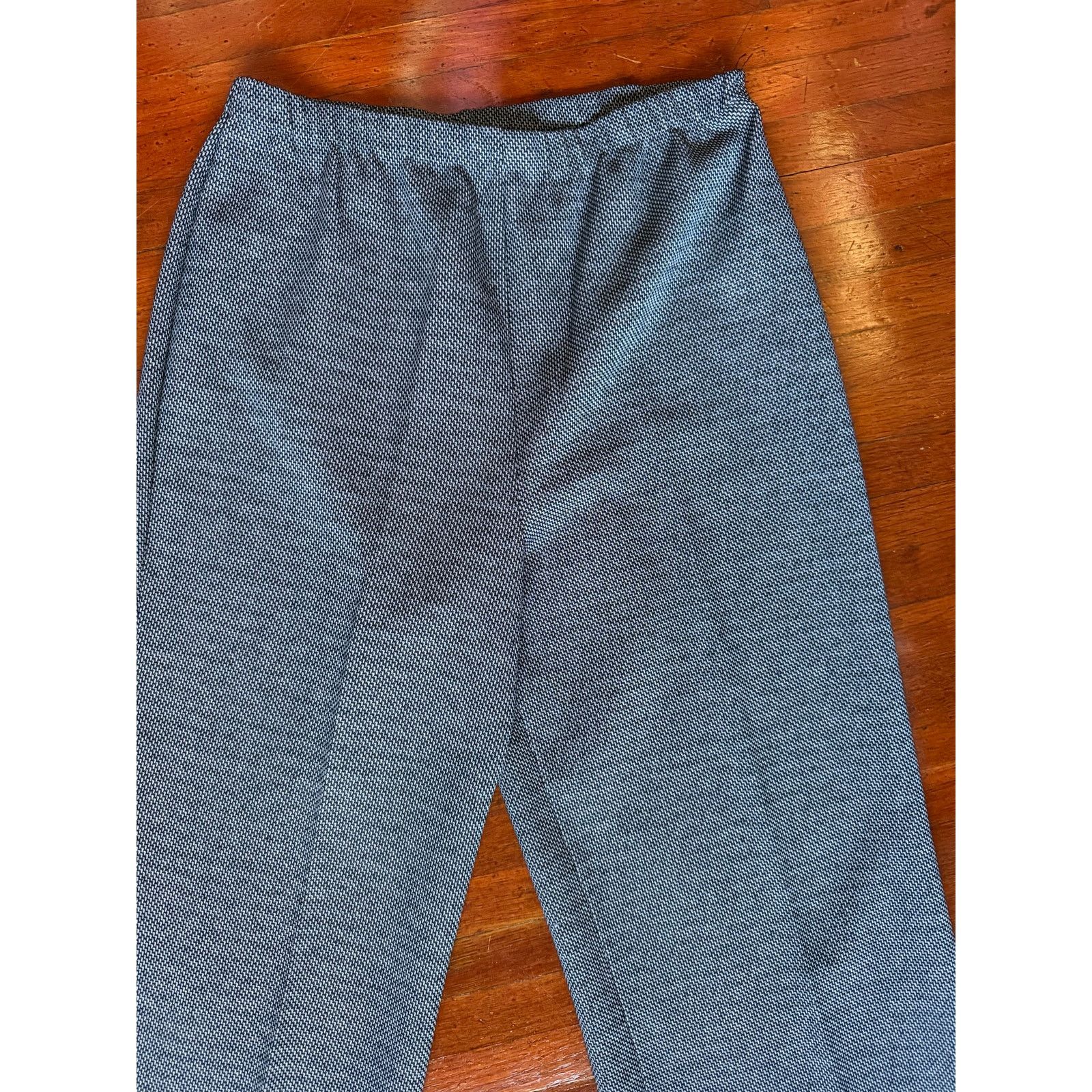 Sears Vintage 70's Sears Black White Straight Leg Pants Med 36X32" Size 32" / US 10 / IT 46 - 4 Thumbnail