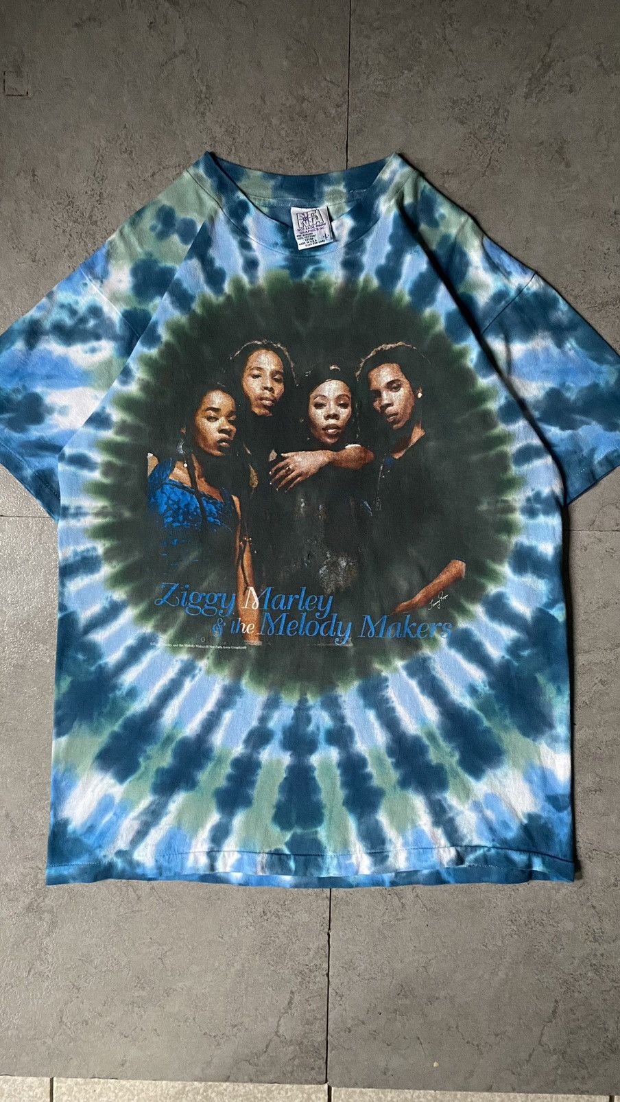 Vintage Vintage Ziggy Marley & the melody makers tie die Size US L / EU 52-54 / 3 - 2 Thumbnail