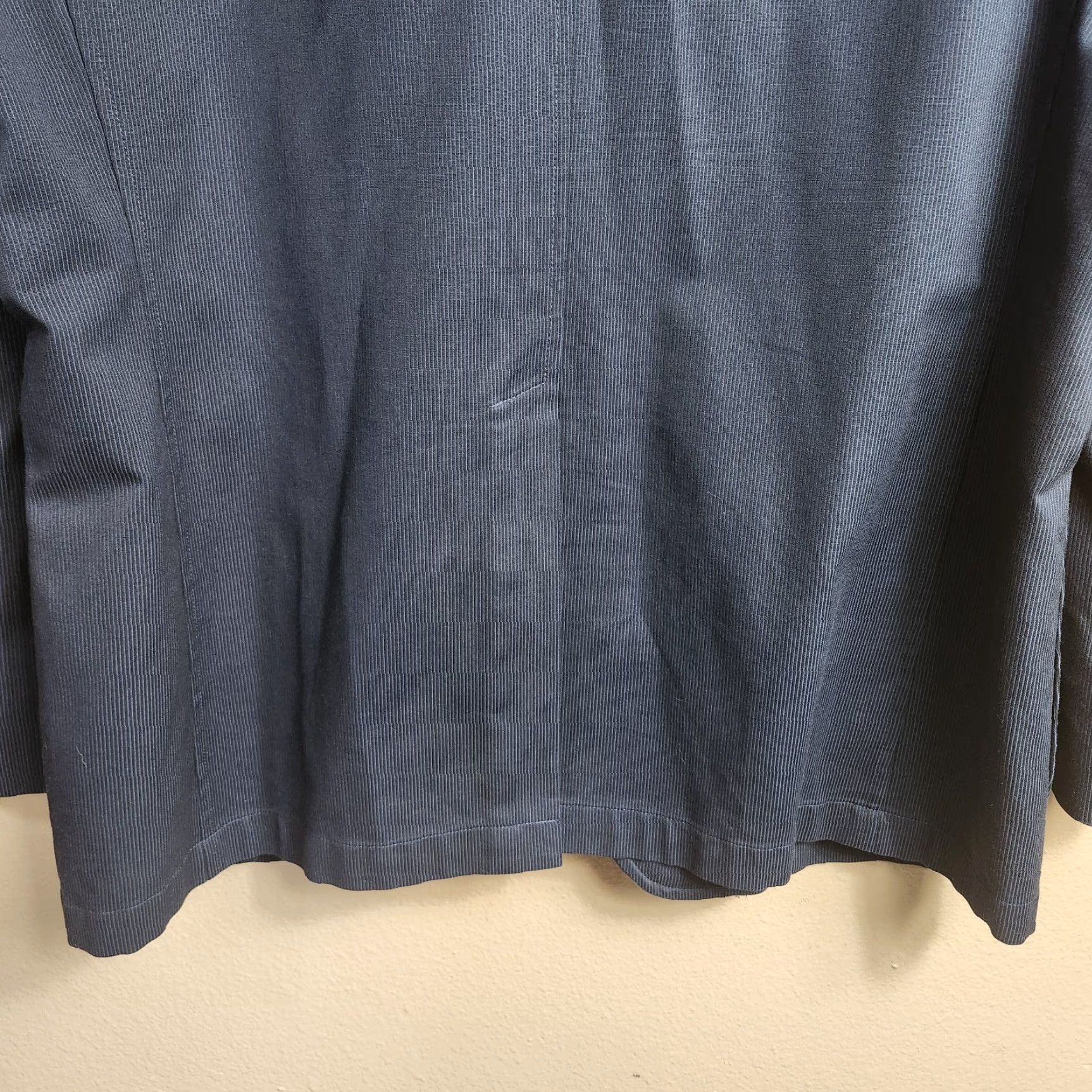Vintage Alex Cannon Sport Coat Blazer |XL| Navy Cotton Polyester 3 Button Notch Lapel Single-Breasted Men's Coat Size 46R - 6 Thumbnail