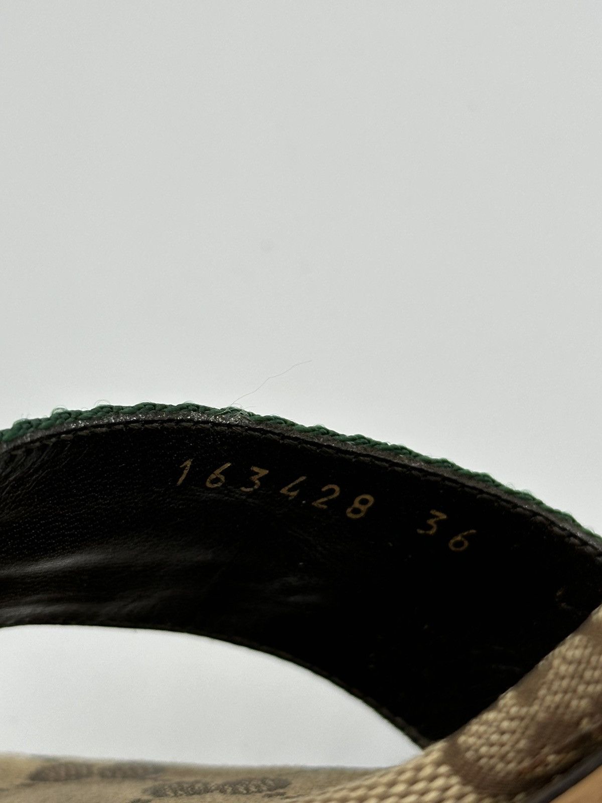 Gucci Gucci cloth heeled sandals monogram interlocking GG with box Size US 6 / IT 36 - 15 Thumbnail