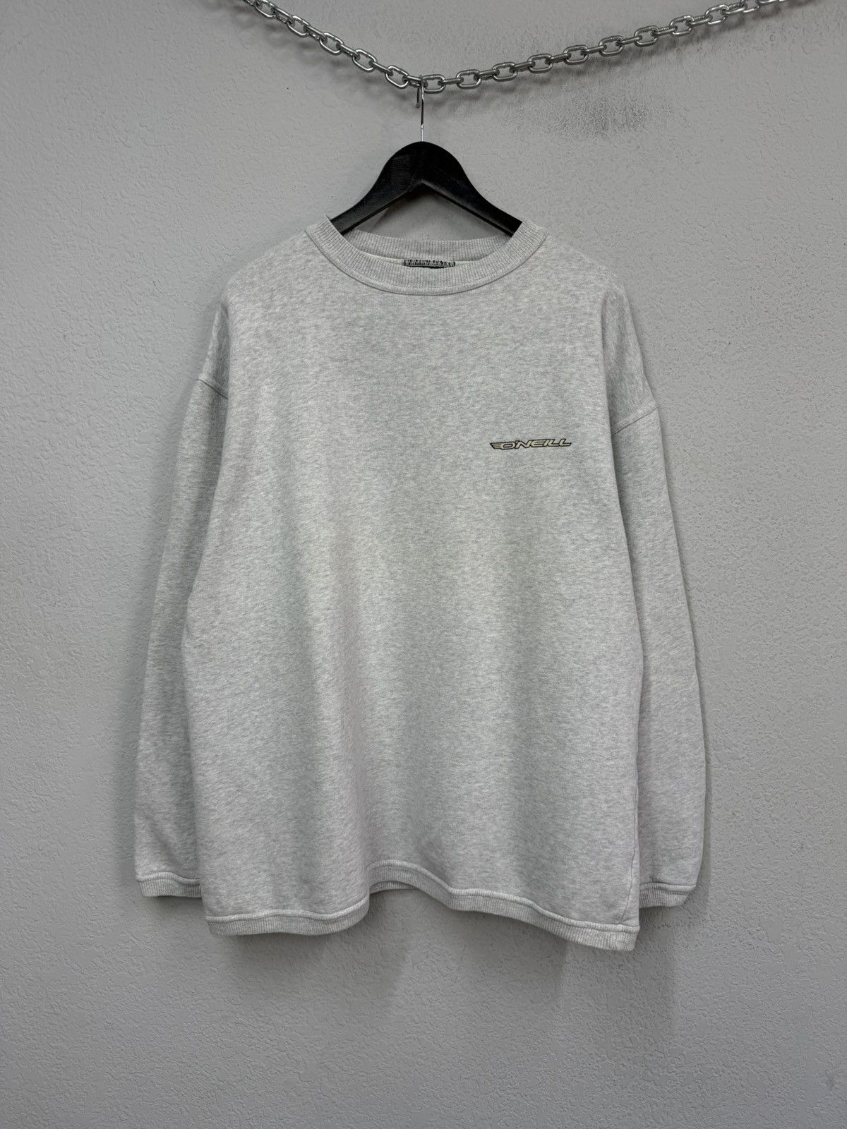 If Six Was Nine Vintage O’neill 90’s Sweatshirt Big Logo Y2K Gray Size US L / EU 52-54 / 3 - 3 Thumbnail