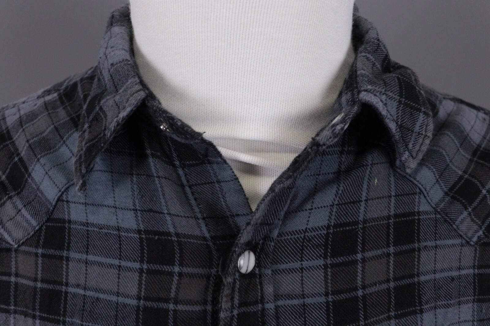 Edwin Edwin Blitz L/S Menphis Shirt Blue Check Shirt Size S Size US S / EU 44-46 / 1 - 4 Thumbnail