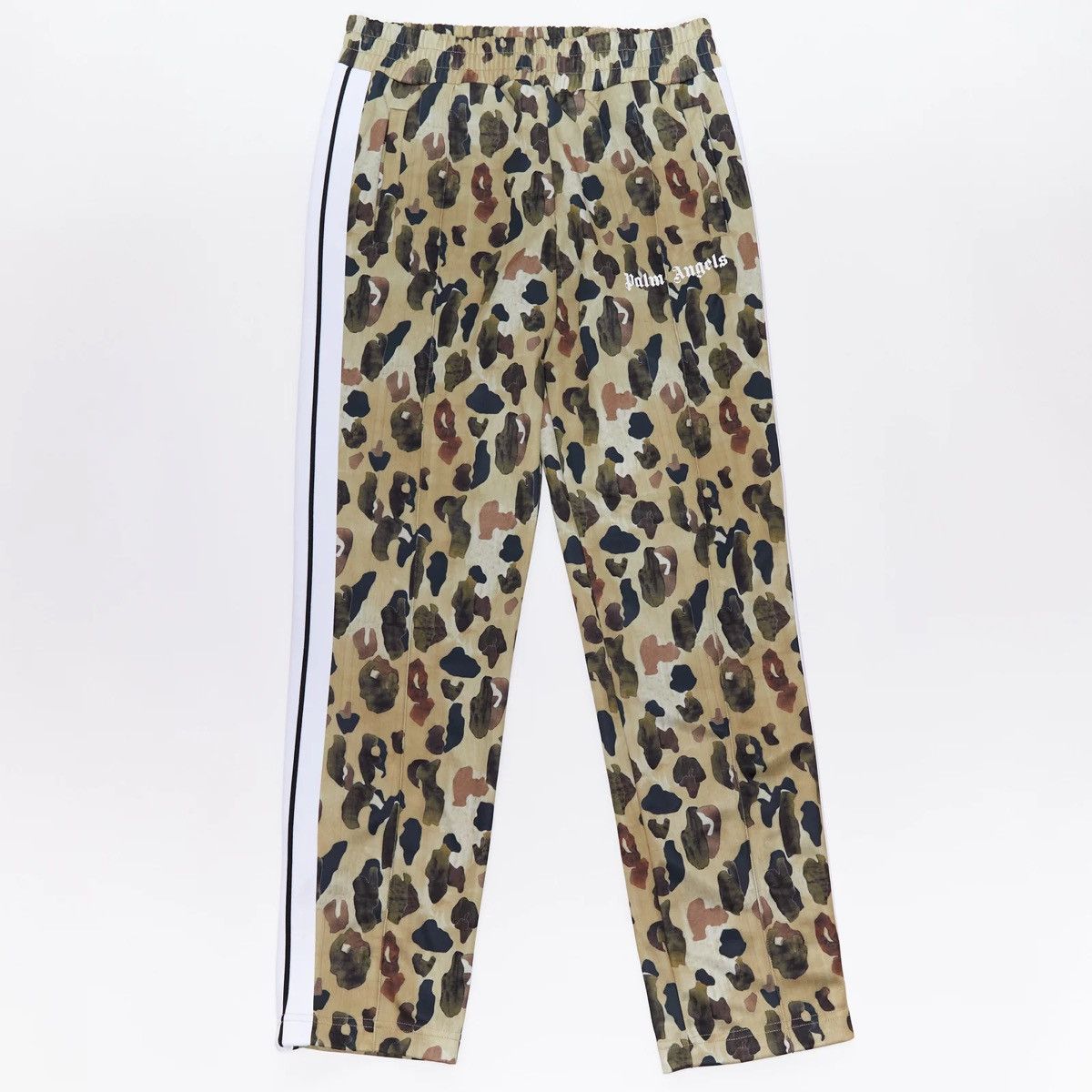 Palm Angels PALM ANGELS CAMO SIDE STRIPE TRACK PANTS Size US 34 / EU 50 - 1 Thumbnail