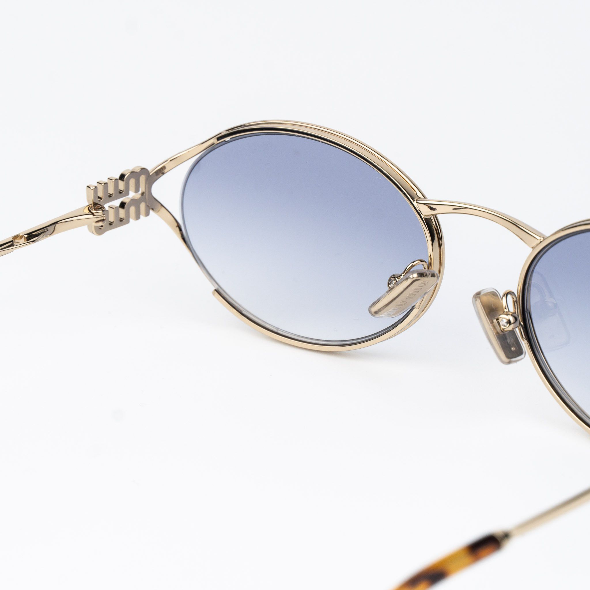 Miu Miu Miu Miu Women Sunglasses LOGO MU52YS ZVN80O NEW AUTHENTIC Size ONE SIZE - 6 Thumbnail