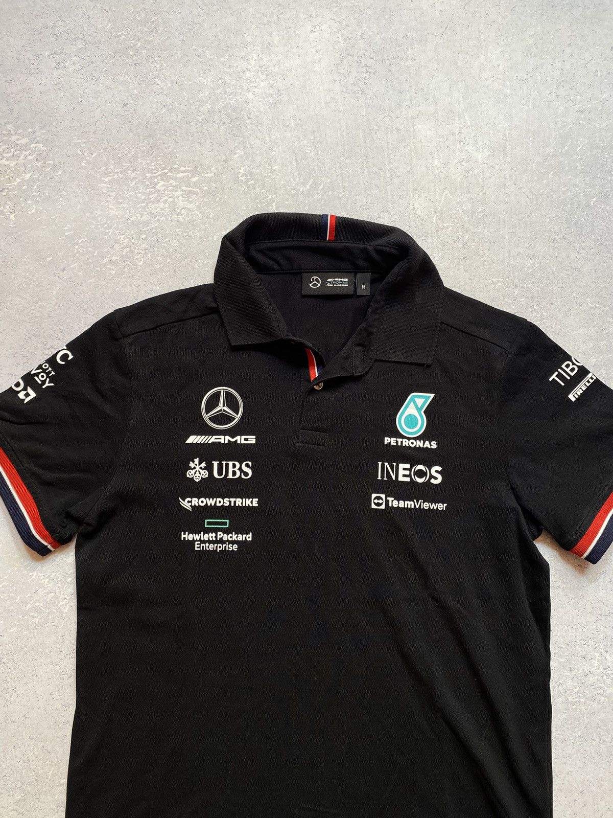 Formula 1 Mercedes-AMG Petronas F1 Team Polo Size Medium Size US M / EU 48-50 / 2 - 1 Thumbnail