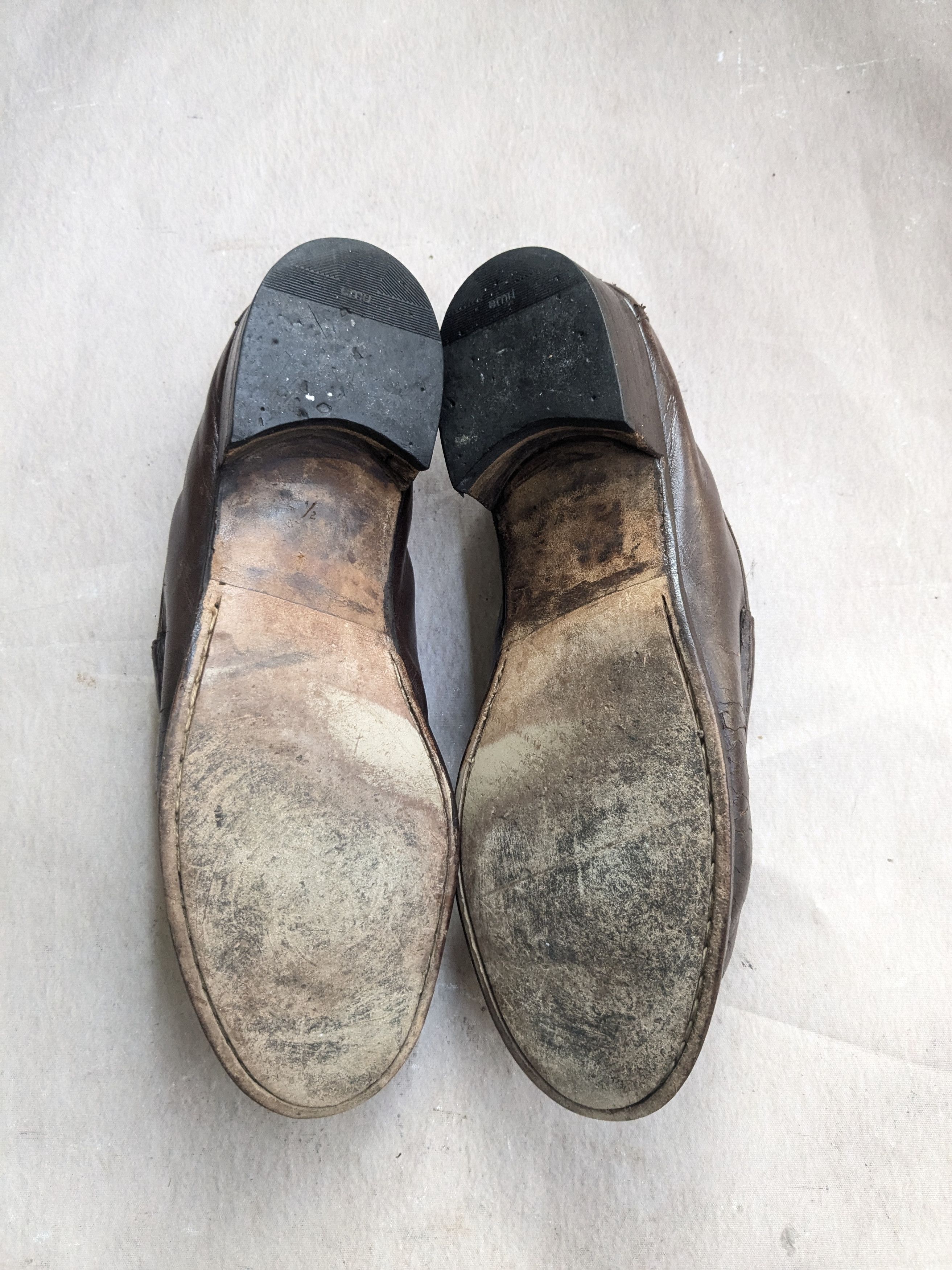 Gucci Vintage Gucci Horsebit Loafers Dark Brown Leather 8 Size US 8 / EU 41 - 12 Thumbnail