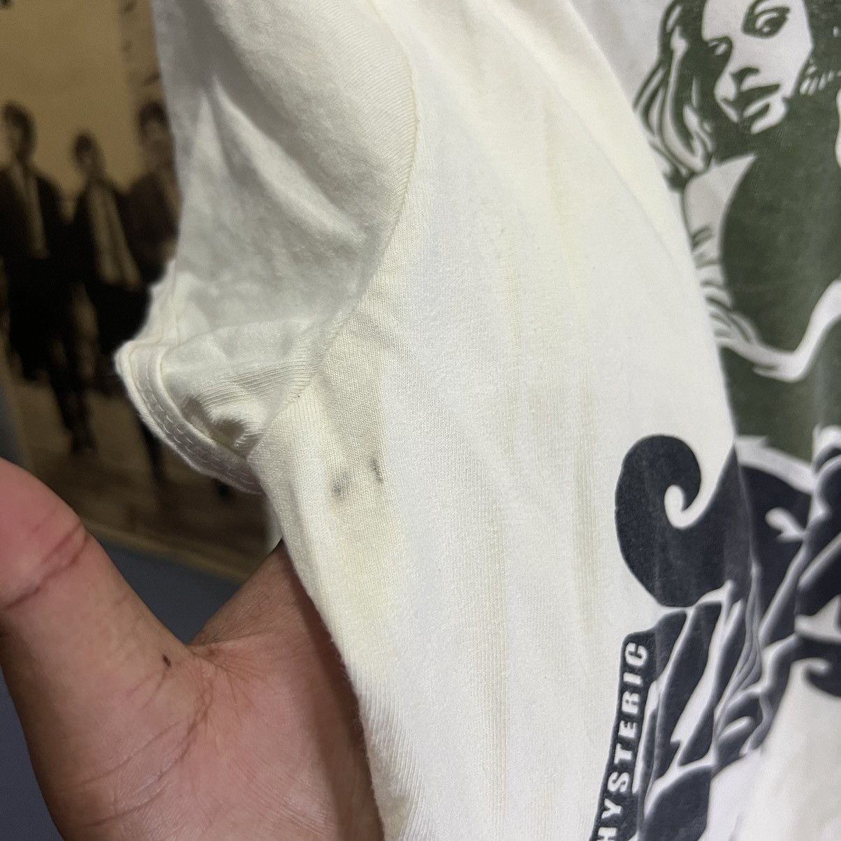 Hysteric Glamour × Japanese Brand “HYSTERIC GLAMOUR” OVERPRINT TSHIRT Size XXS / US 00 / IT 34 - 16 Thumbnail