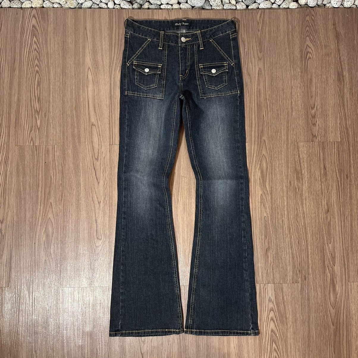 If Six Was Nine × Japanese Brand × Tornado Mart Daily Topics Japan Flared Bush Jeans Size US 29 - 1 Thumbnail