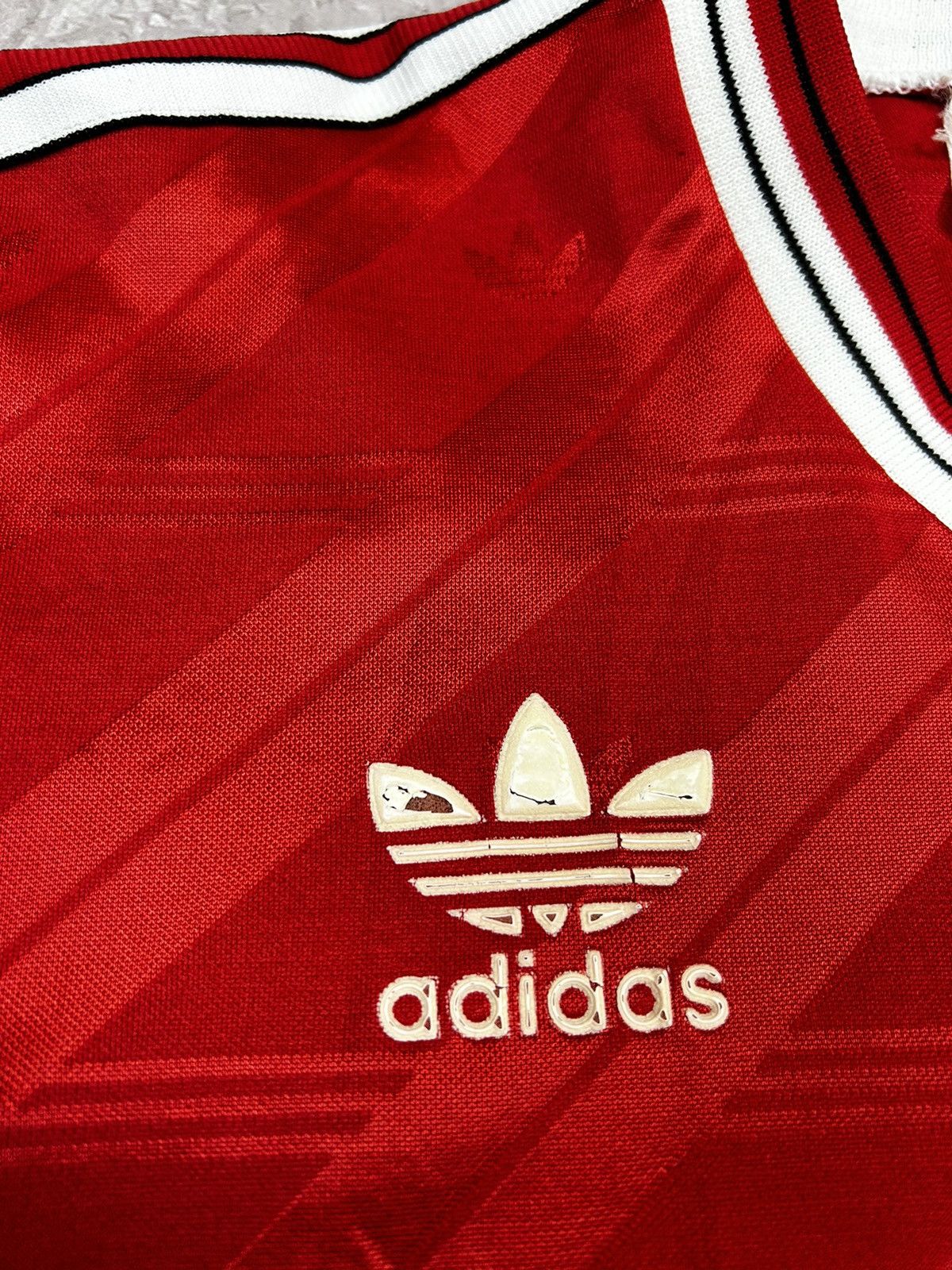 Adidas Vintage 1986s Manchester United Jersey Football Club Soccer Size US S / EU 44-46 / 1 - 5 Thumbnail