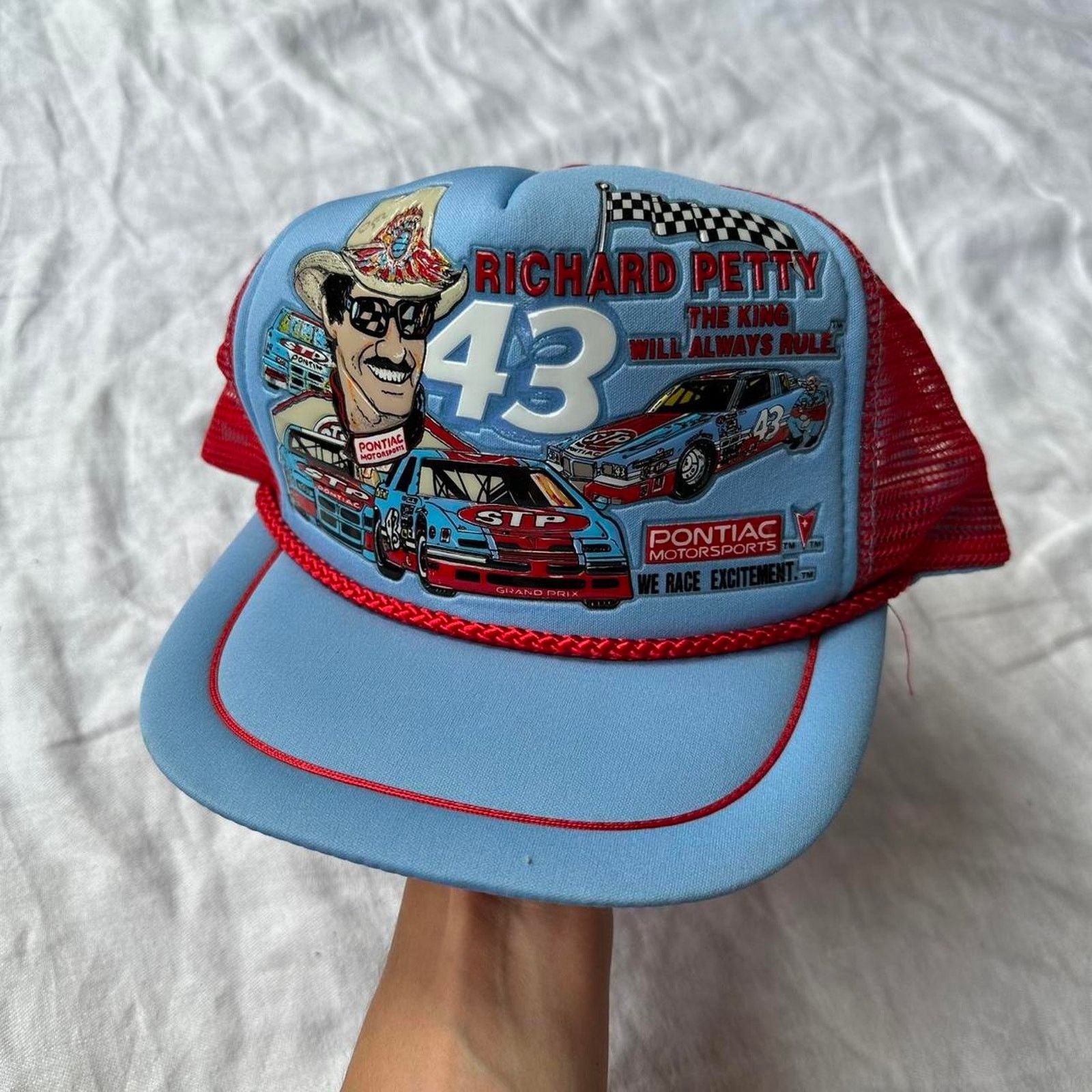 Vintage Rare 80s richard petty snapback Size ONE SIZE - 3 Thumbnail