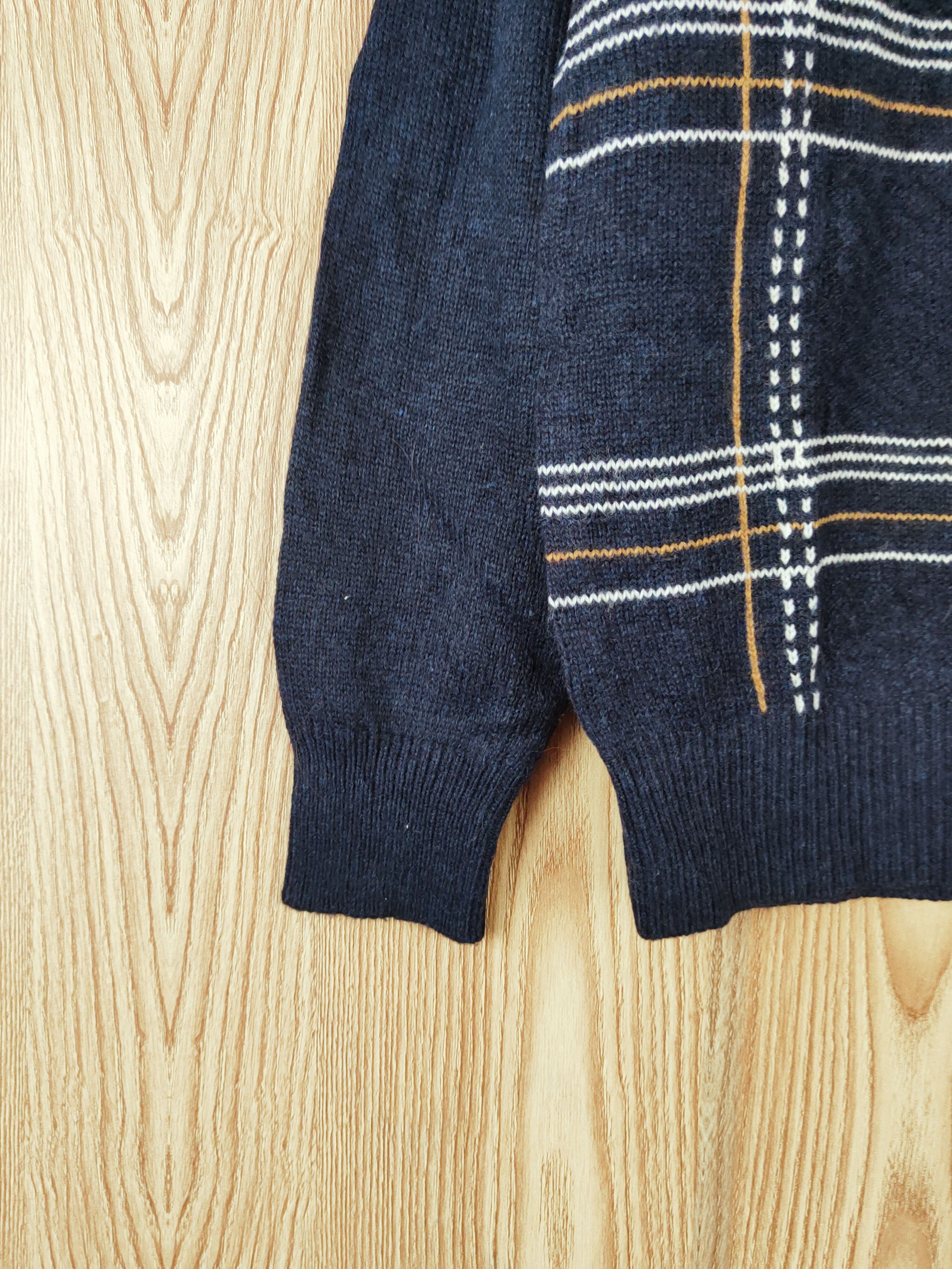 Homespun Knitwear × Japanese Brand × Vintage Vitesse Navy Knitwear Sweatshirts #W821 Size US L / EU 52-54 / 3 - 4 Thumbnail
