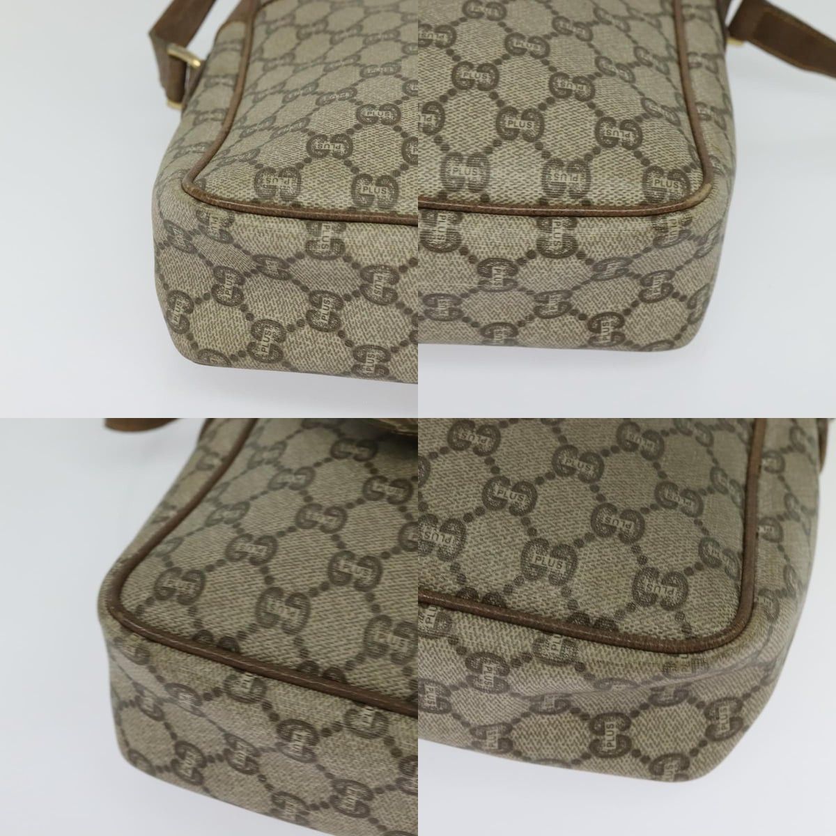 Gucci GUCCI GG Plus Supreme Shoulder Bag Pvc Beige Gold Size ONE SIZE - 10 Thumbnail