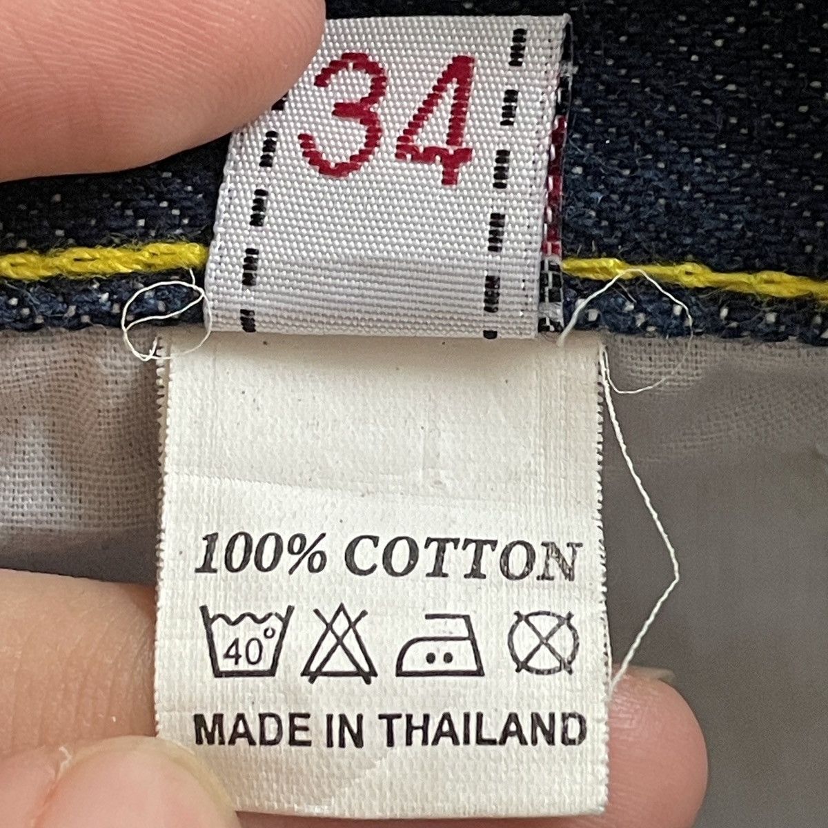 14th Addiction × Japanese Brand × Vintage Vintage Japanese Brand Soul Sukajan Jeans 1990s Size US 34 / EU 50 - 11 Thumbnail