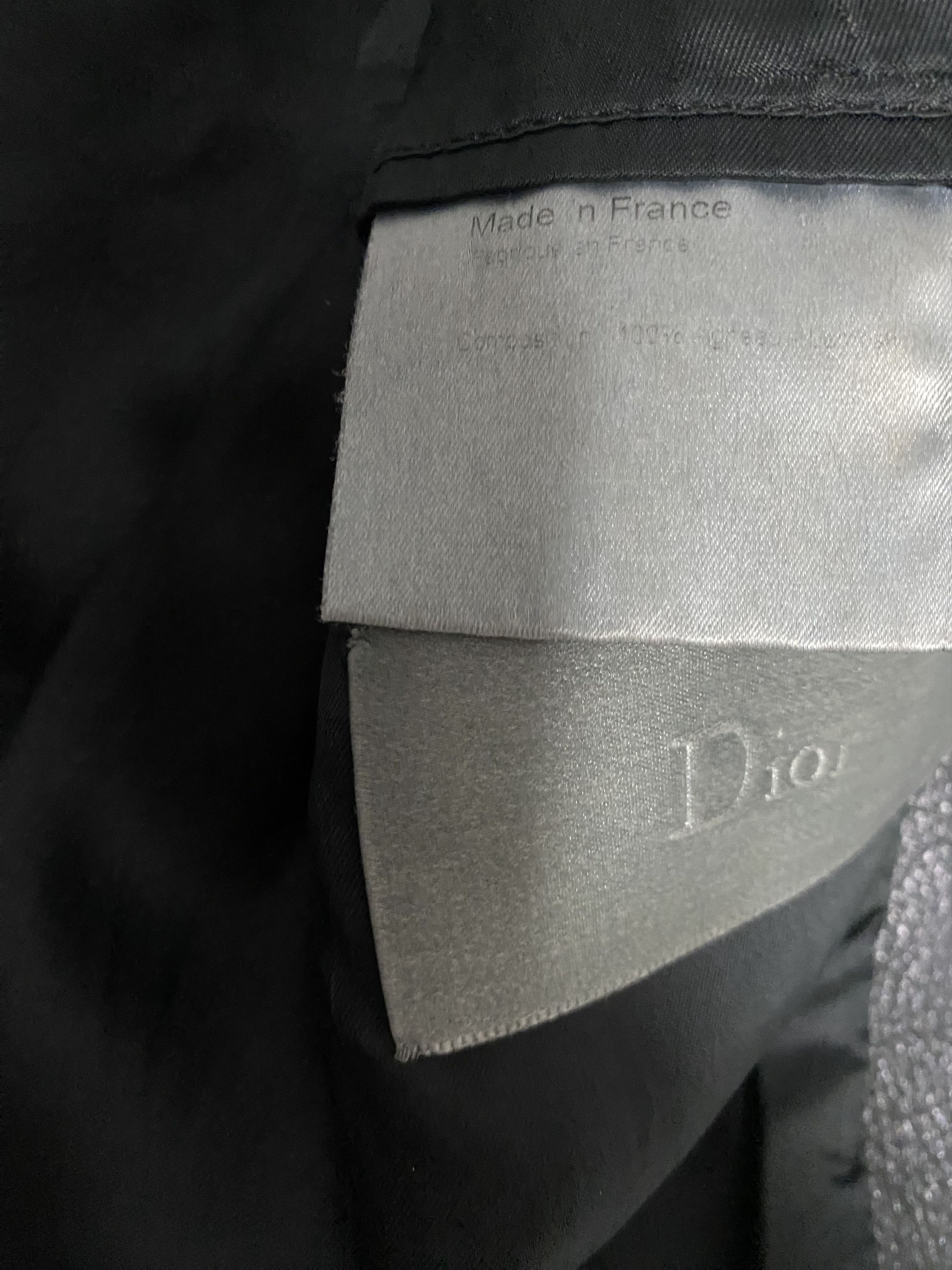 Dior Dior Homme x Hedi Slimane SS02 Leather Blazer Size 44R - 5 Thumbnail