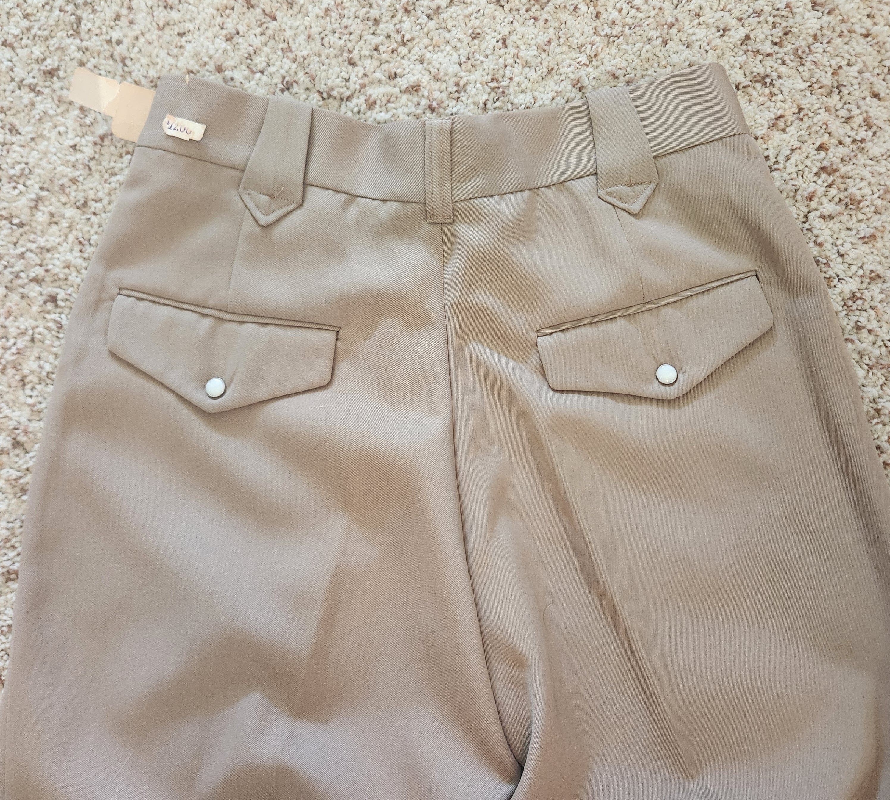 Vintage Vintage pants 29 tan gabardine men NOS Size US 29 - 5 Thumbnail