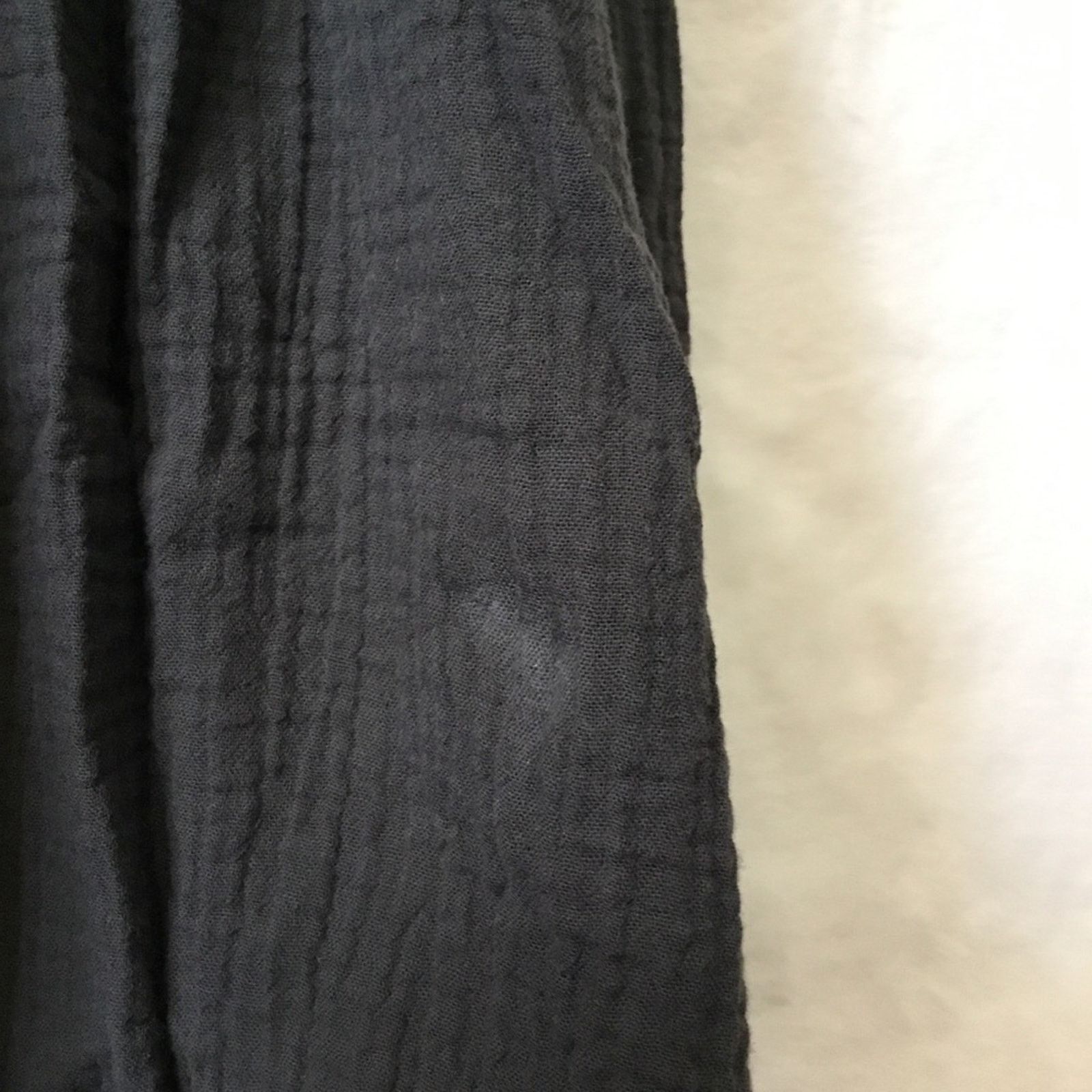 Other UpWest Dark Gray Sleeveless Button-Front Gauze Mini Dress Size M / US 6-8 / IT 42-44 - 12 Thumbnail