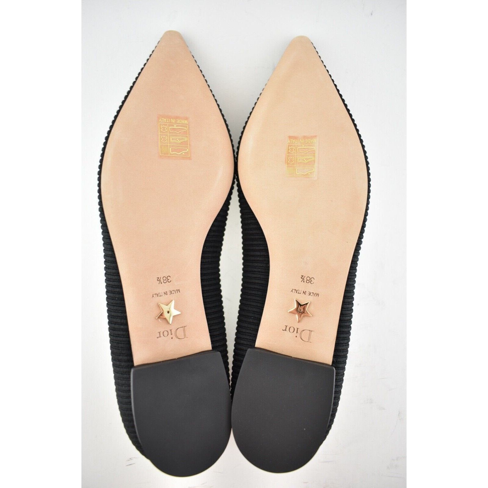 Dior J'adior Ribbon Logo Embroidered Ballet Ballerina Flat 38.5 Size US 8.5 / IT 38.5 - 12 Thumbnail