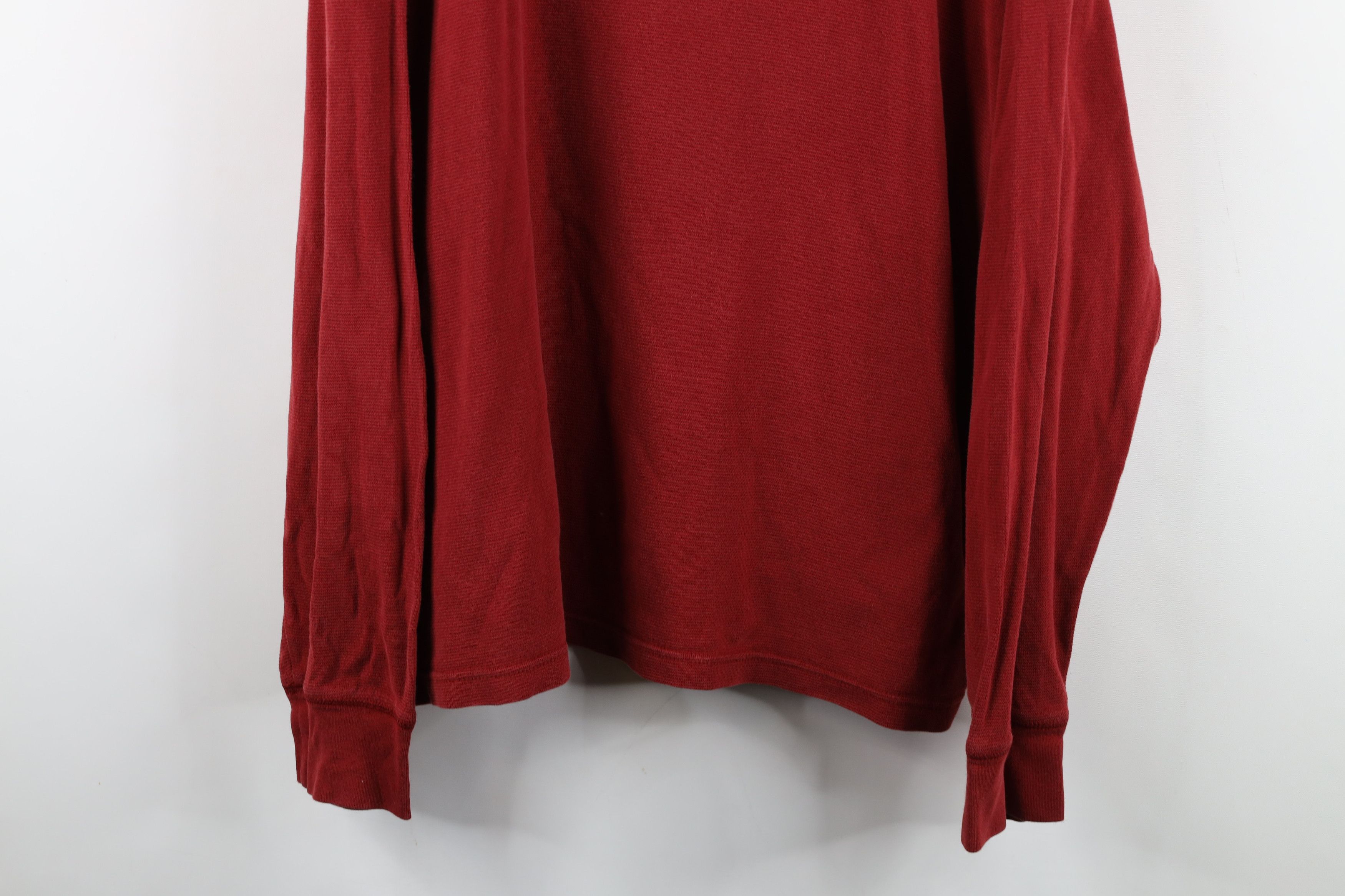 Eddie Bauer Vintage Eddie Bauer Waffle Knit Long Sleeve T-Shirt Red Size US XL / EU 56 / 4 - 3 Thumbnail