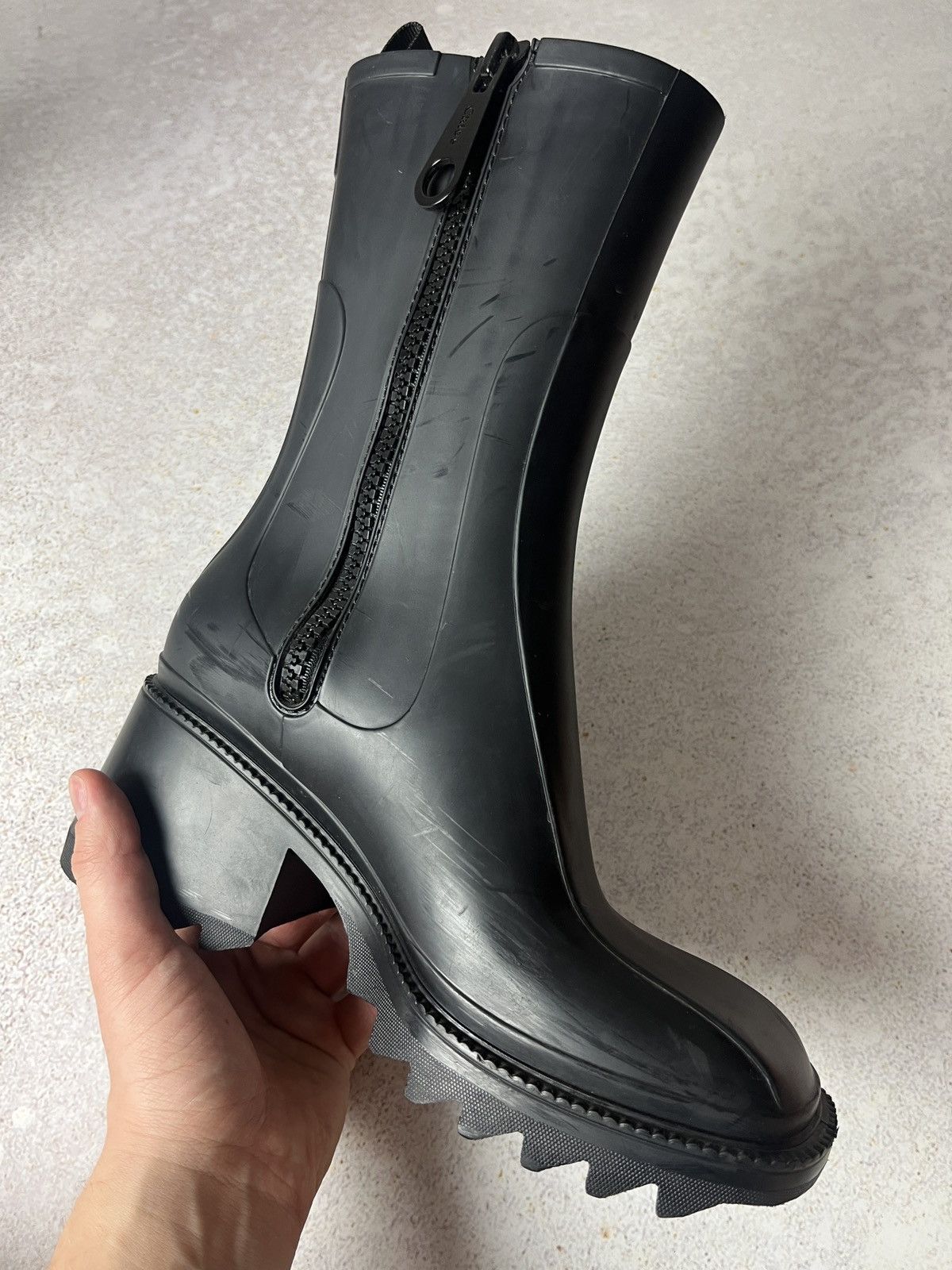 Chloe DDP CHLOE Betty Rain Boots Black Womens Luxury Size US 8 / IT 38 - 10 Thumbnail