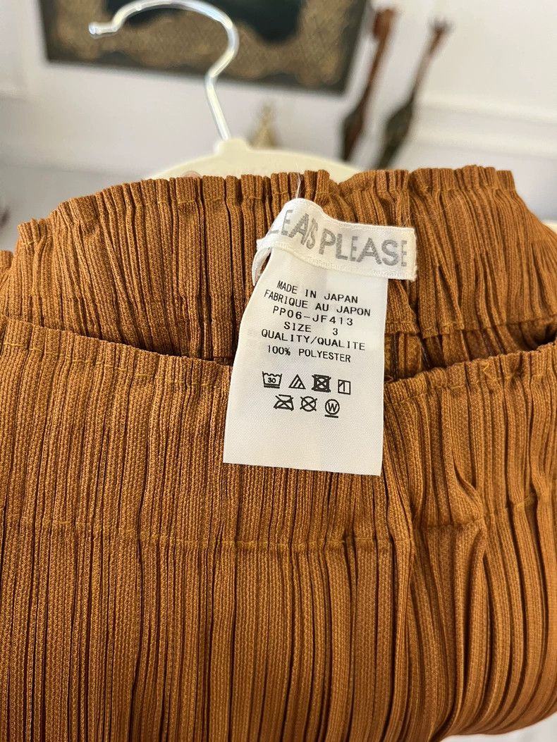 Issey Miyake Issey Miyake size:3 Orange pleated pants Size 42" / US 20 - 2 Thumbnail