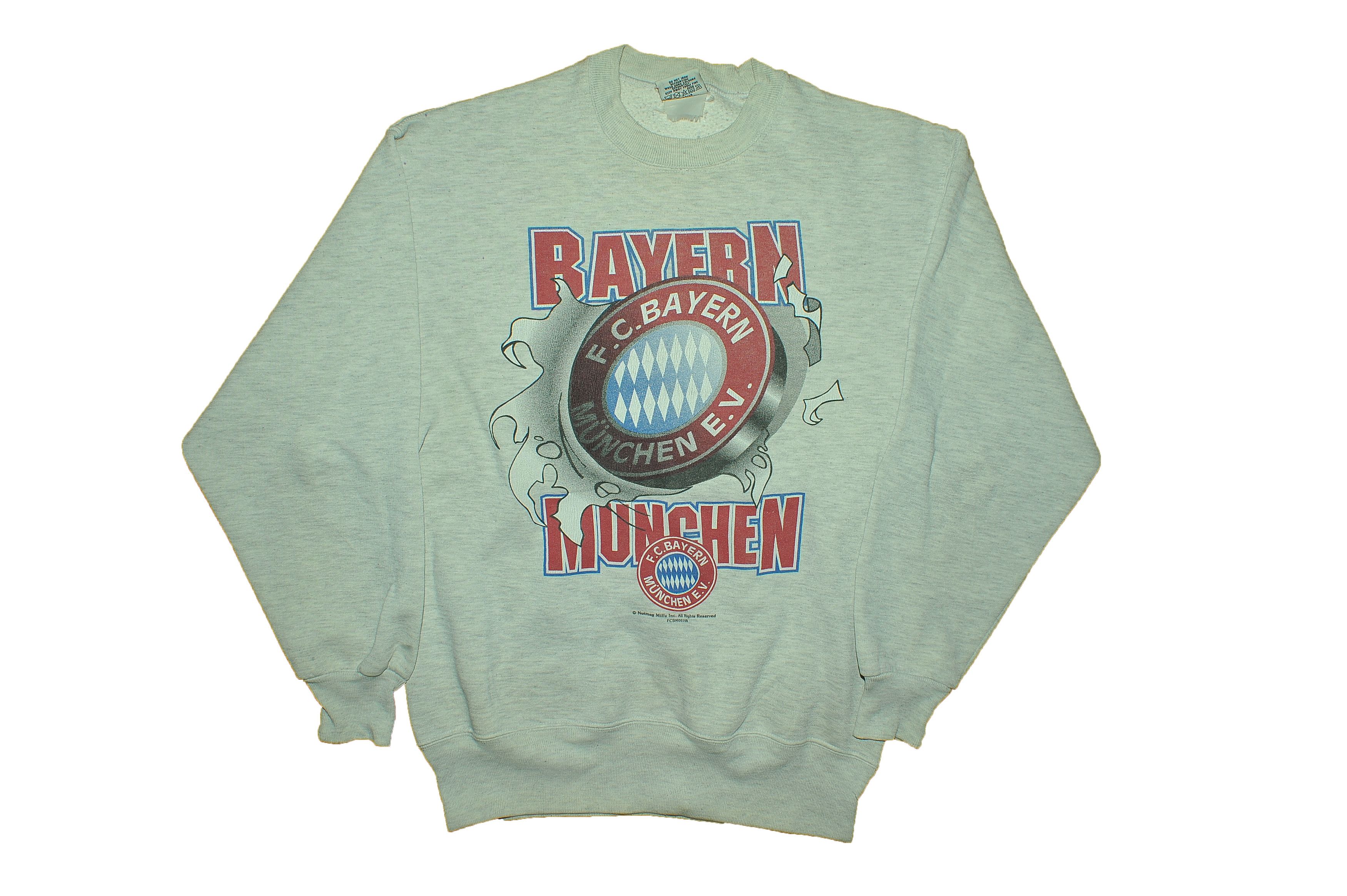 Nutmeg Vintage 90s Bayern Munchen Nutmeg Sweatshirt Size US M / EU 48-50 / 2 - 1 Thumbnail