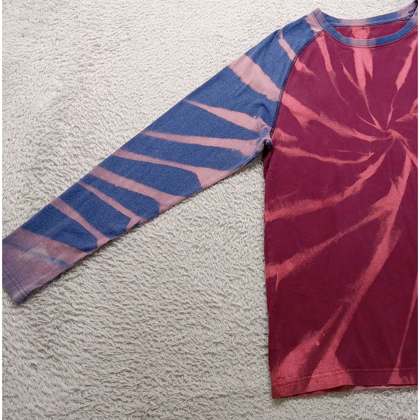 & Other Stories Ocean Coast Tie Dye Shirt M Men's Long Sleeve Burgundy Size US M / EU 48-50 / 2 - 4 Thumbnail