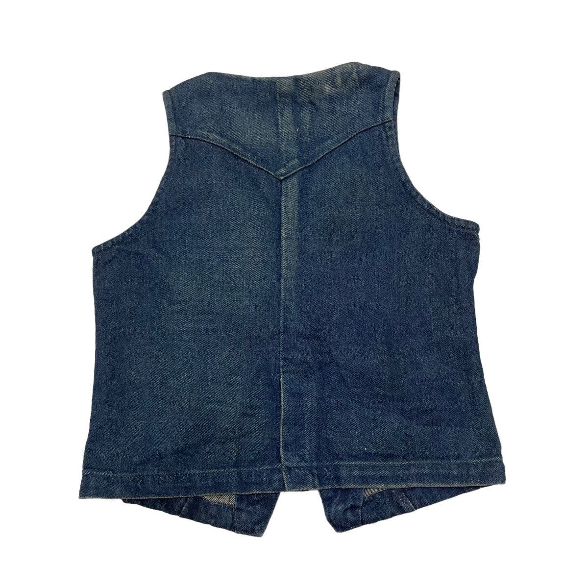 Indigo 💥Japanese Brand Lee Indigo Vest Jacket Size S / US 4 / IT 40 - 2 Thumbnail