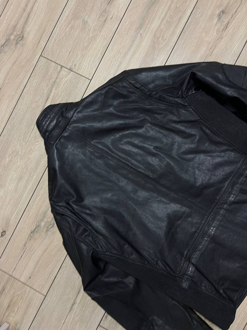 Strellson Strellson Leather Jacket Insulated Black Moto Style sz 2XL Size US XXL / EU 58 / 5 - 4 Thumbnail