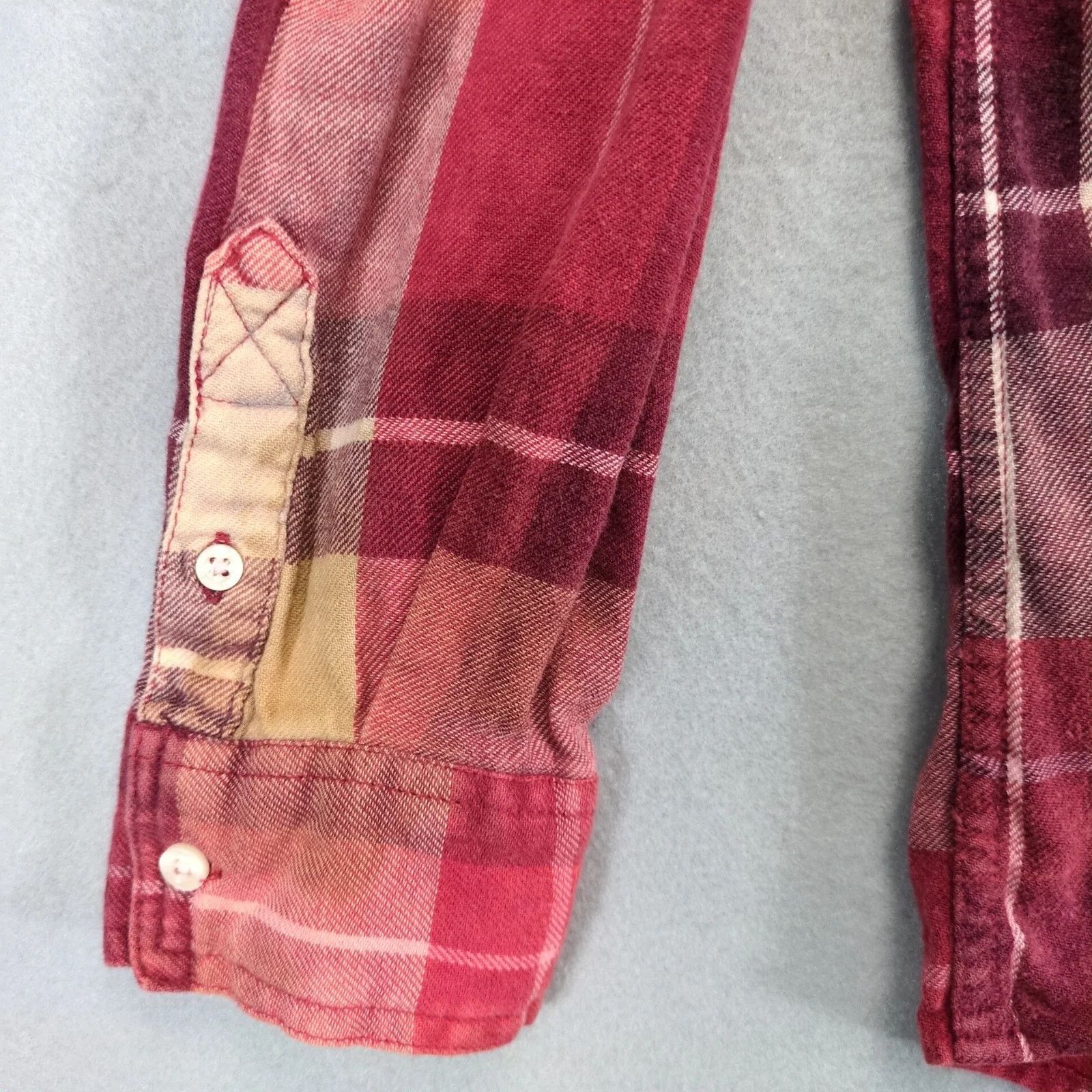 Aeropostale Aeropostale Plaid Cotton Flannel Button Up Shirt Women's M Size M / US 6-8 / IT 42-44 - 9 Thumbnail