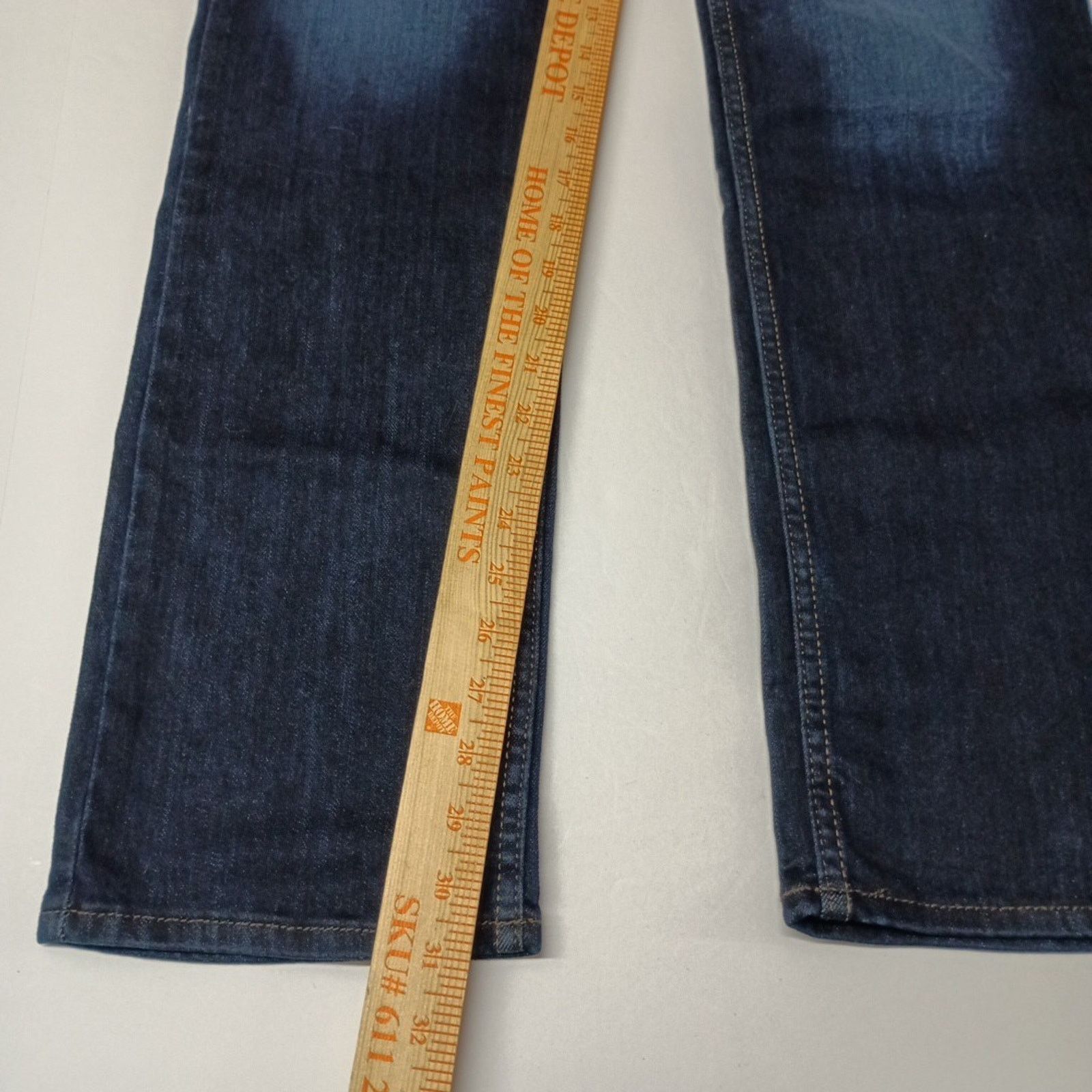 Lee Lee Straight Leg Jeans Women's 10 Long Size 30x31 Blue Size 32" / US 10 / IT 46 - 4 Thumbnail