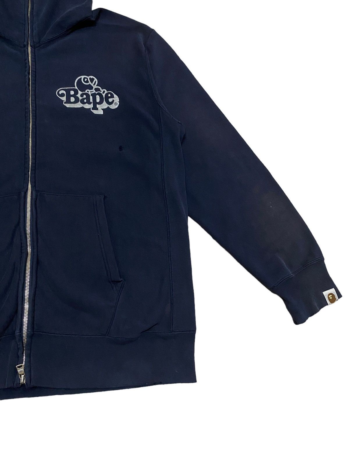 Bape Vintage Japanese Brand Bathing Ape Fullzipper Jacket 2000s Size US L / EU 52-54 / 3 - 3 Thumbnail
