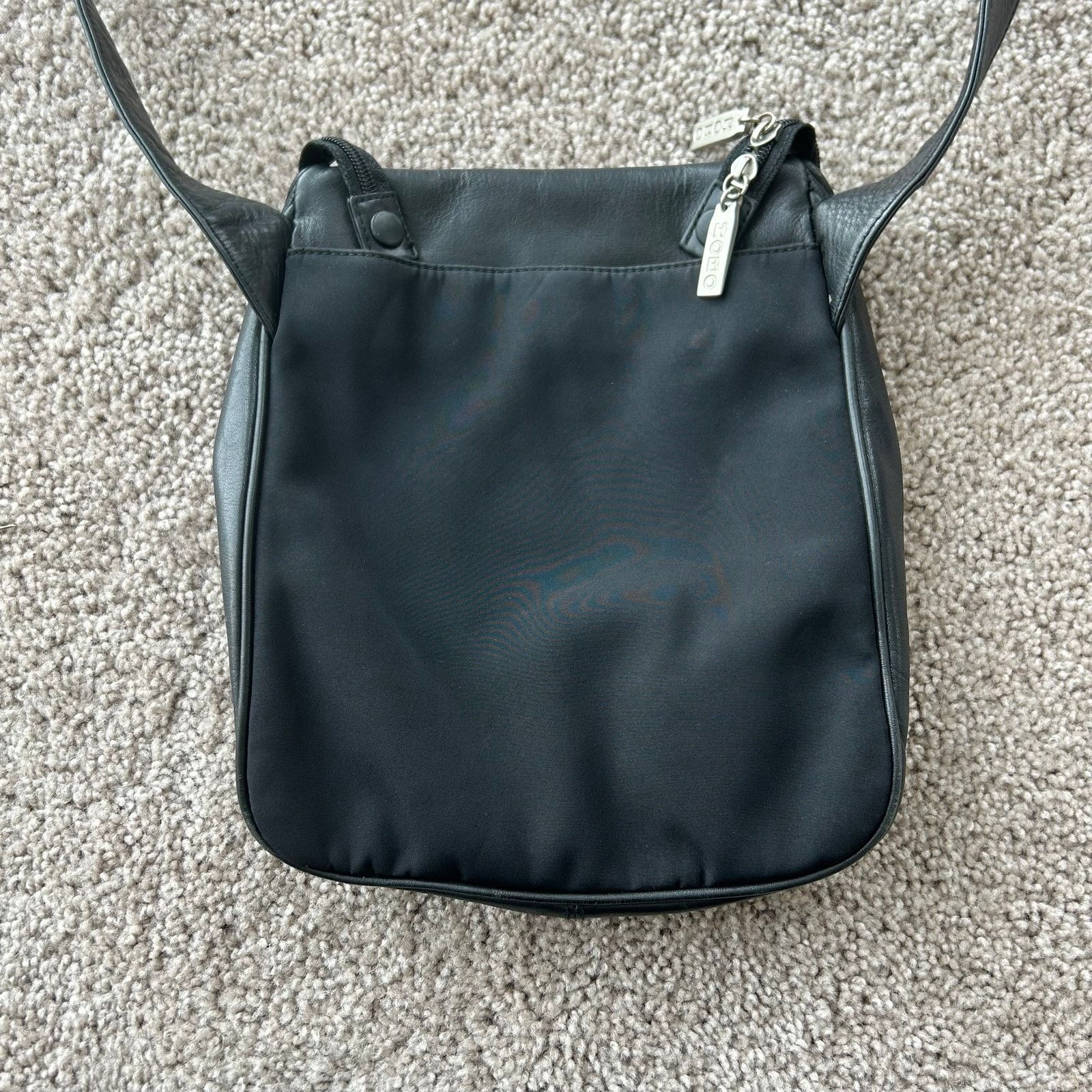 Hobo Vintage 90s Hobo International Crossbody Purse Black Leather Size ONE SIZE - 10 Thumbnail