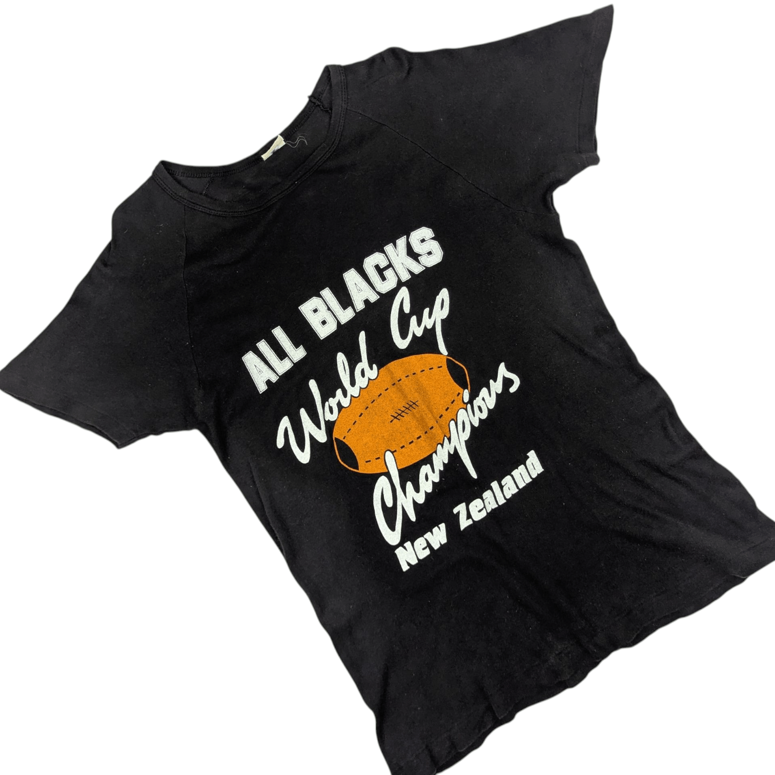 All Blacks 90's NEW ZEALAND All Blacks Rugby World Cup Champion T-Shirt Size S / US 4 / IT 40 - 3 Thumbnail