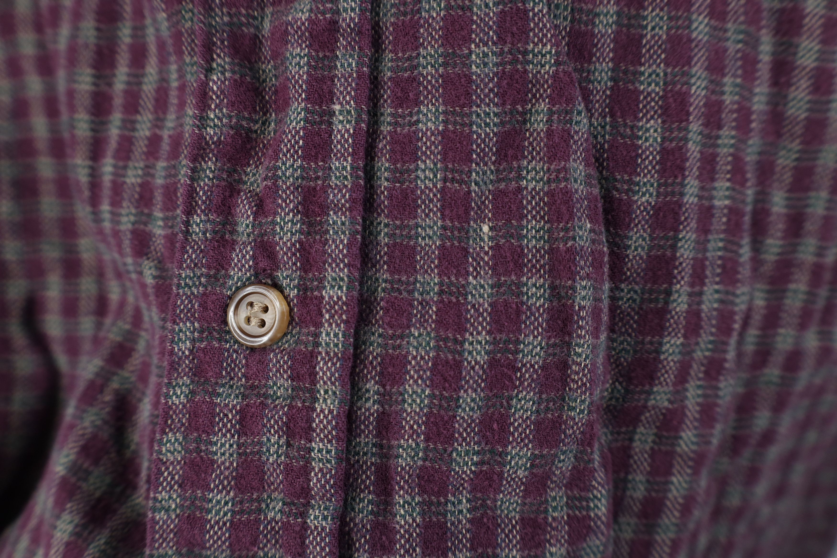 Vintage Vintage 90s Streetwear Collared Button Down Shirt Plaid Size US L / EU 52-54 / 3 - 5 Thumbnail